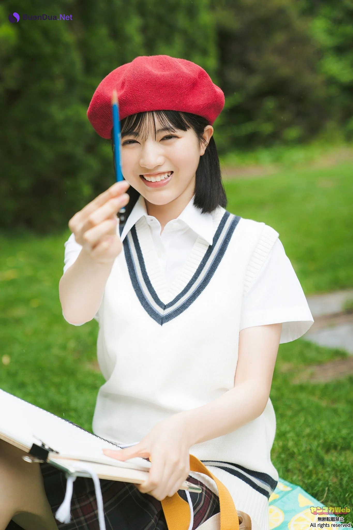 Runa Hayashi 林瑠奈, ヤンマガWeb 櫻坂46 坂道ネクストジェネレーション＋ Set.02 - Photo 5