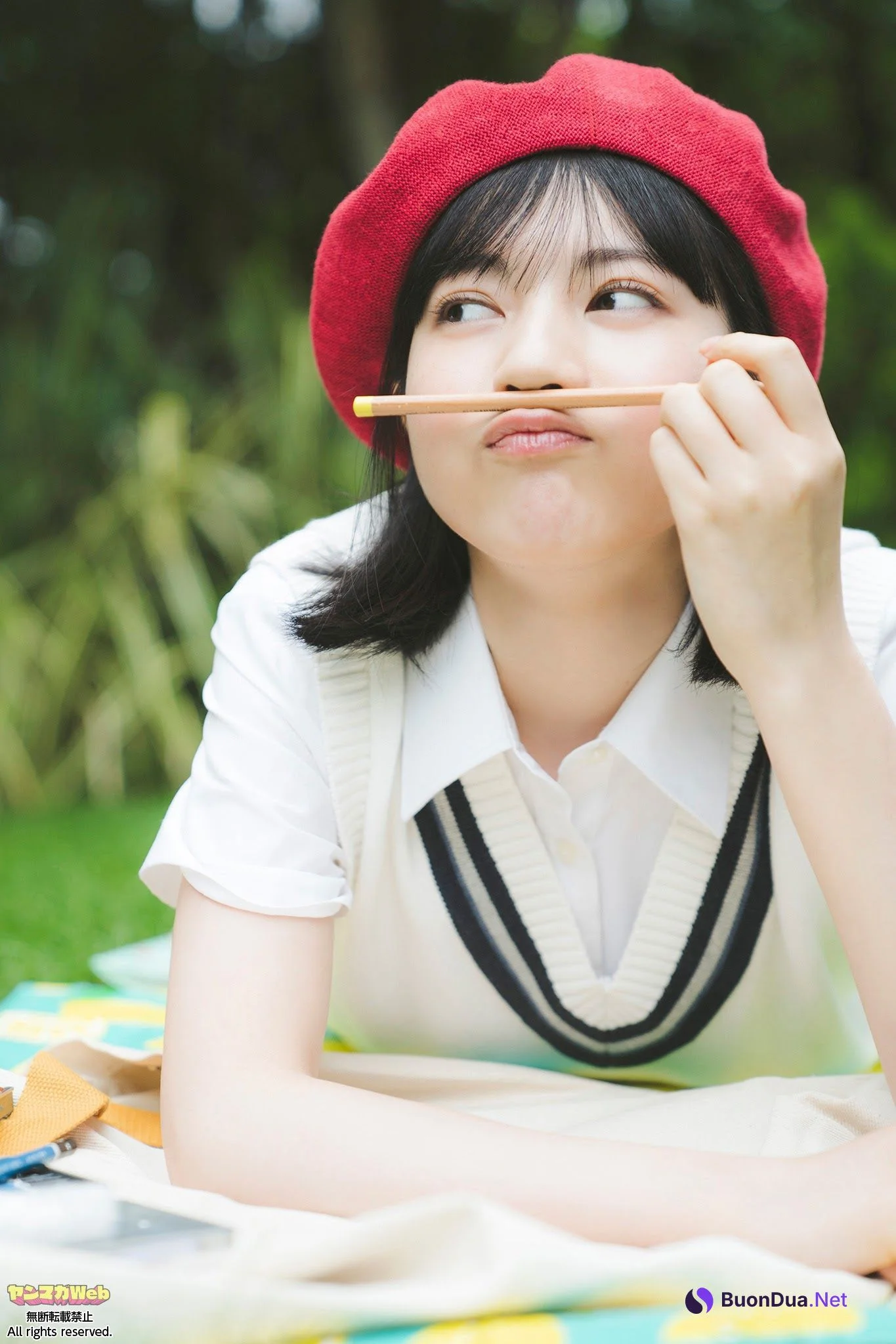Runa Hayashi 林瑠奈, ヤンマガWeb 櫻坂46 坂道ネクストジェネレーション＋ Set.02 - Photo 6