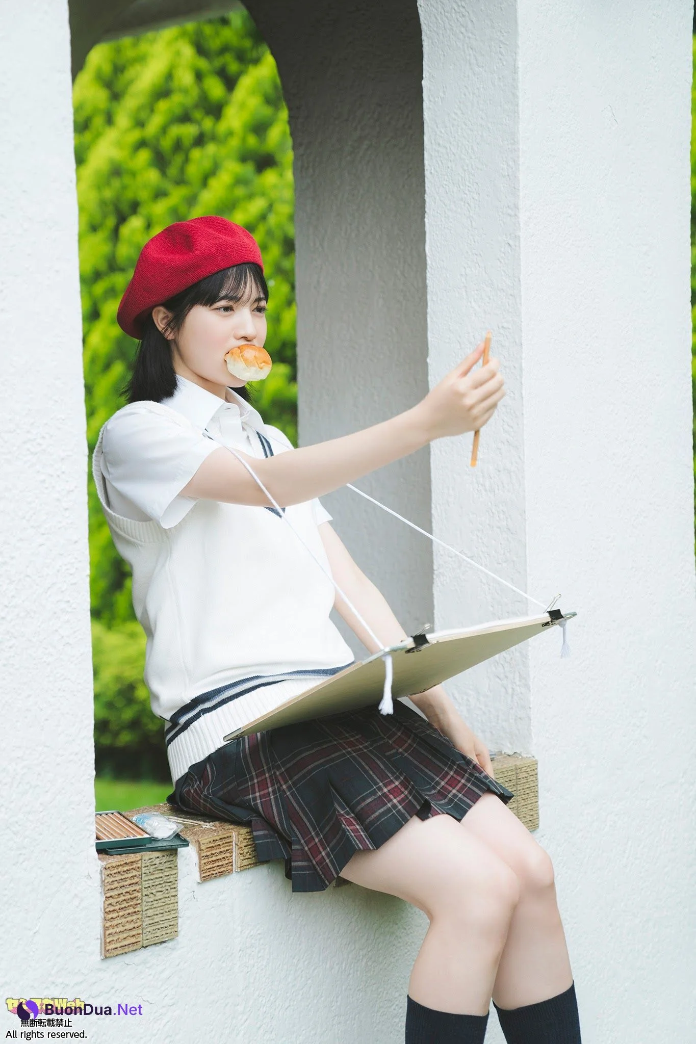 Runa Hayashi 林瑠奈, ヤンマガWeb 櫻坂46 坂道ネクストジェネレーション＋ Set.02 - Photo 8