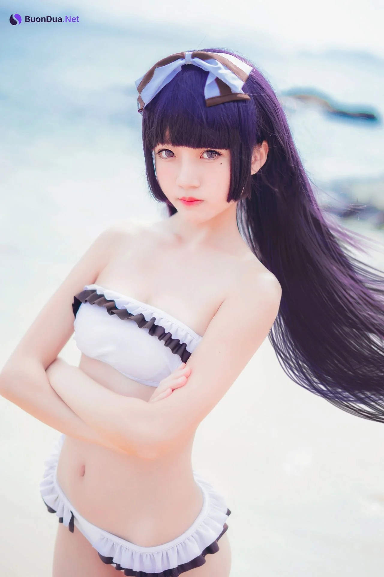 [桜桃喵] Ruri Gokou 五更琉璃泳装 - Photo 11