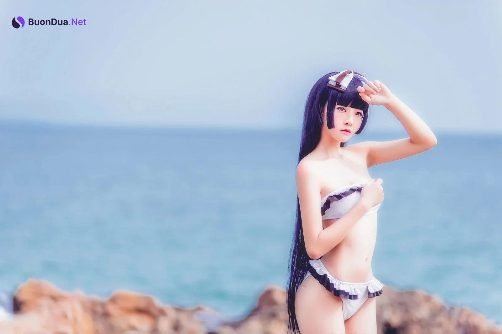 [桜桃喵] Ruri Gokou 五更琉璃泳装 - Photo 14