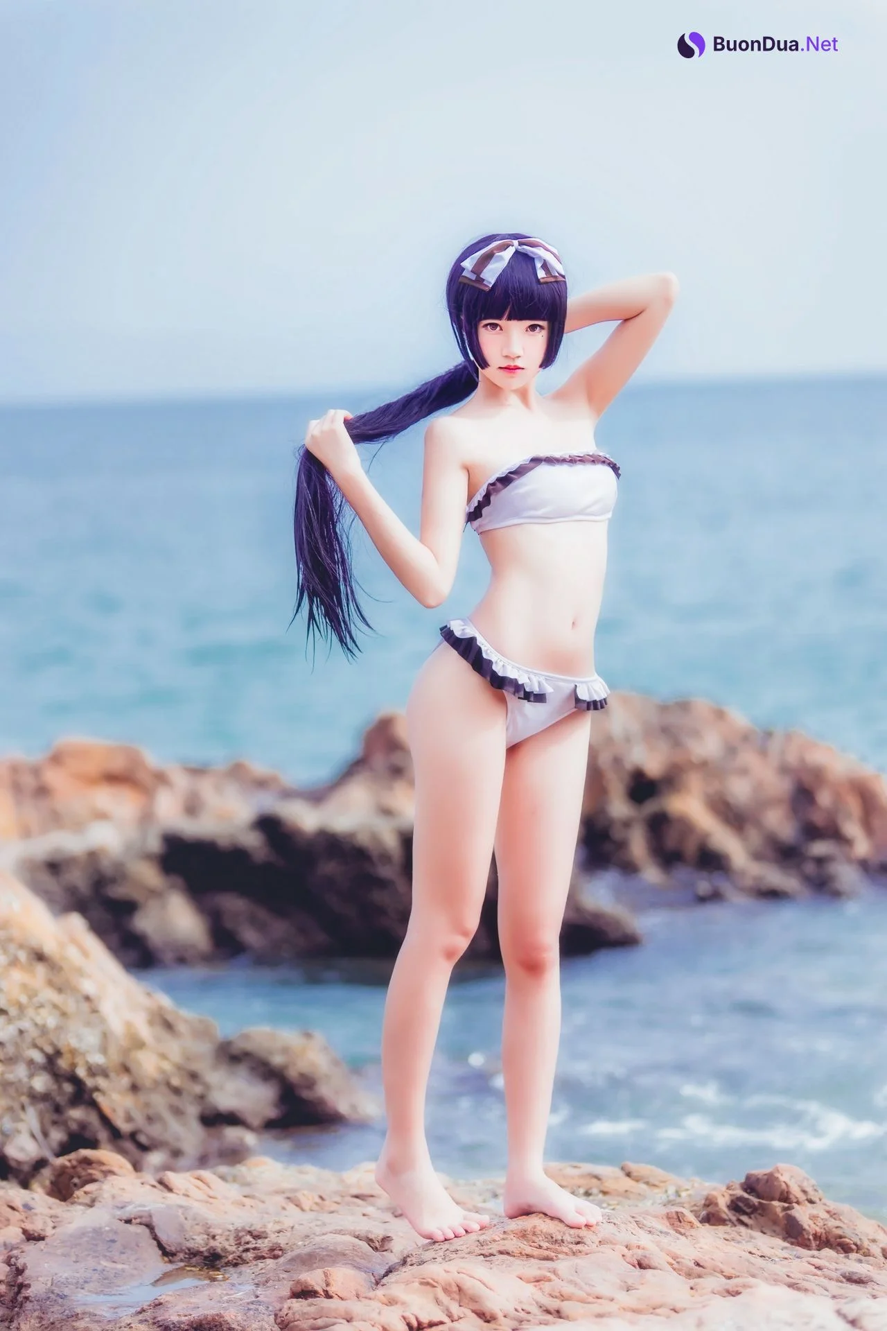 [桜桃喵] Ruri Gokou 五更琉璃泳装 - Photo 15