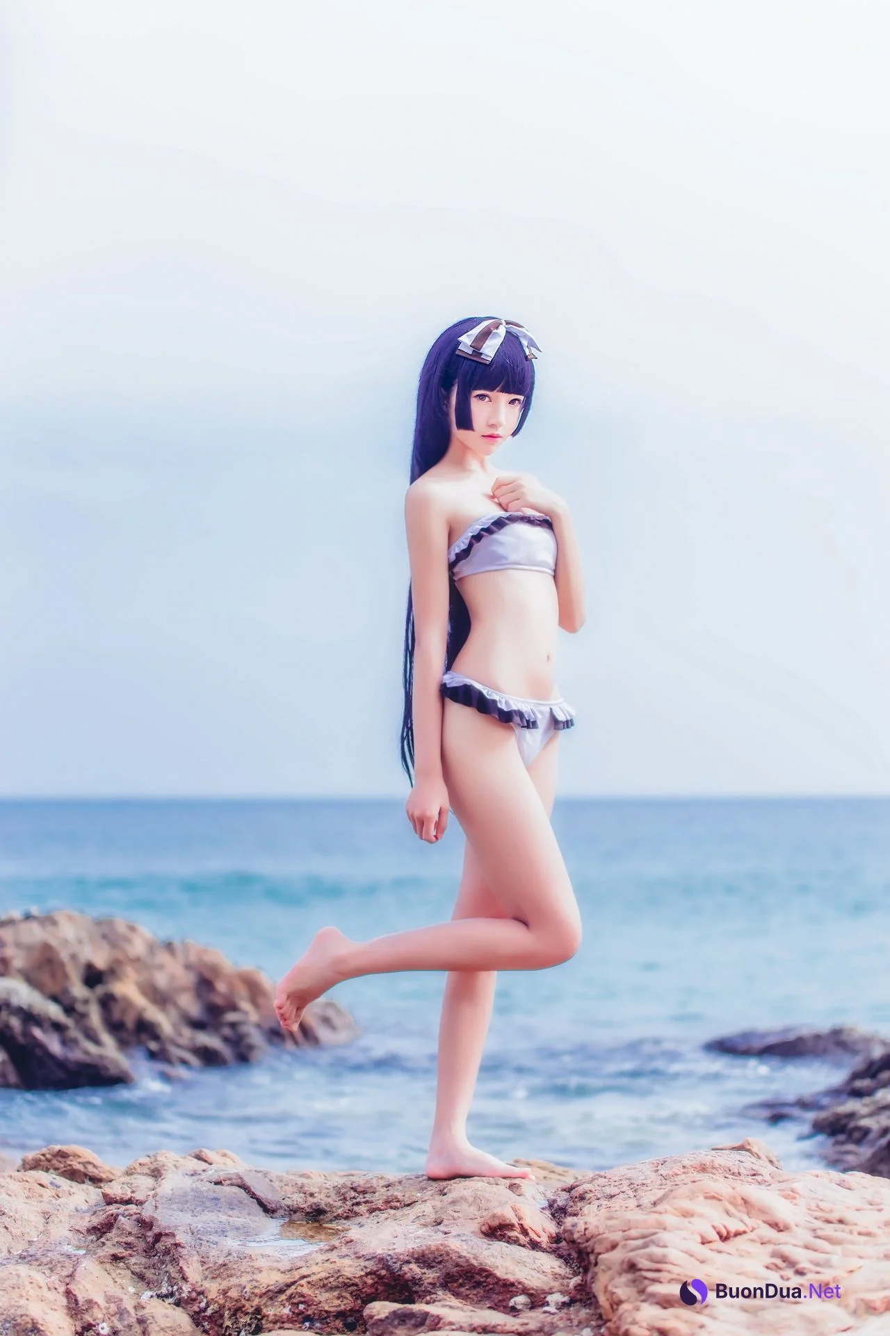 [桜桃喵] Ruri Gokou 五更琉璃泳装 - Photo 16
