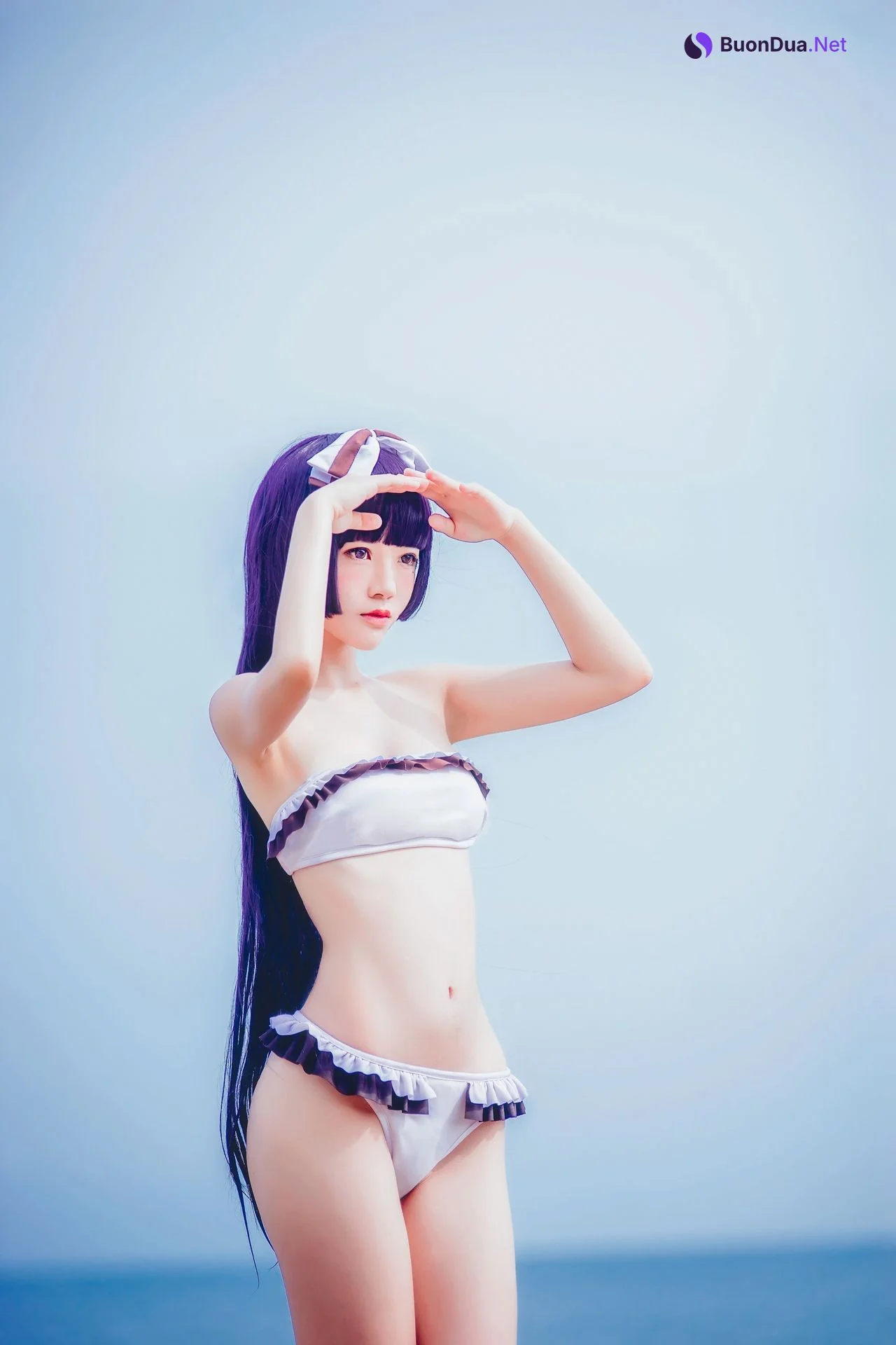 [桜桃喵] Ruri Gokou 五更琉璃泳装 - Photo 17