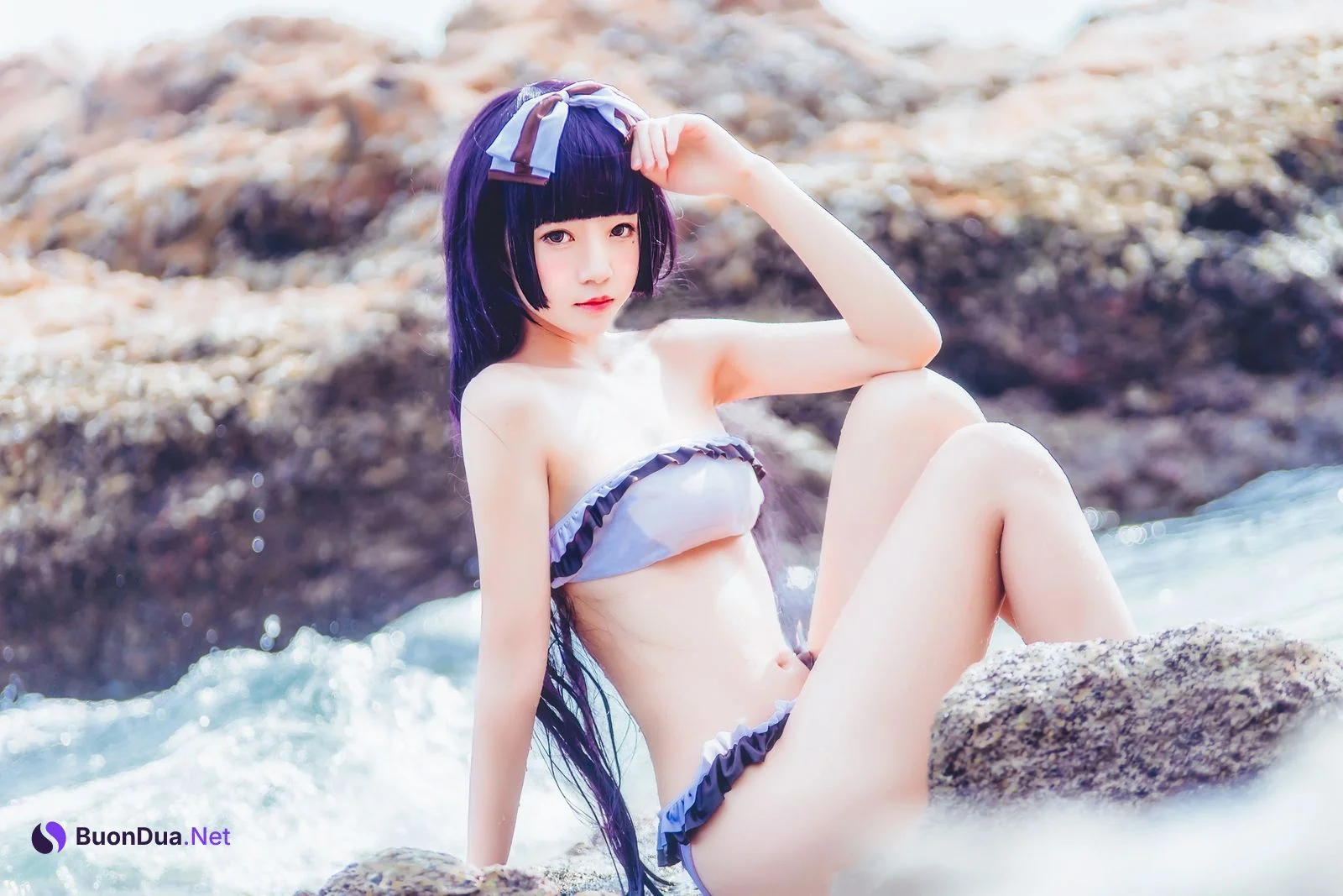 [桜桃喵] Ruri Gokou 五更琉璃泳装 - Photo 20