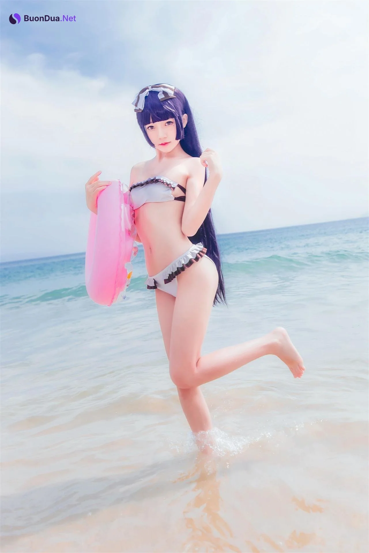 [桜桃喵] Ruri Gokou 五更琉璃泳装 - Photo 3