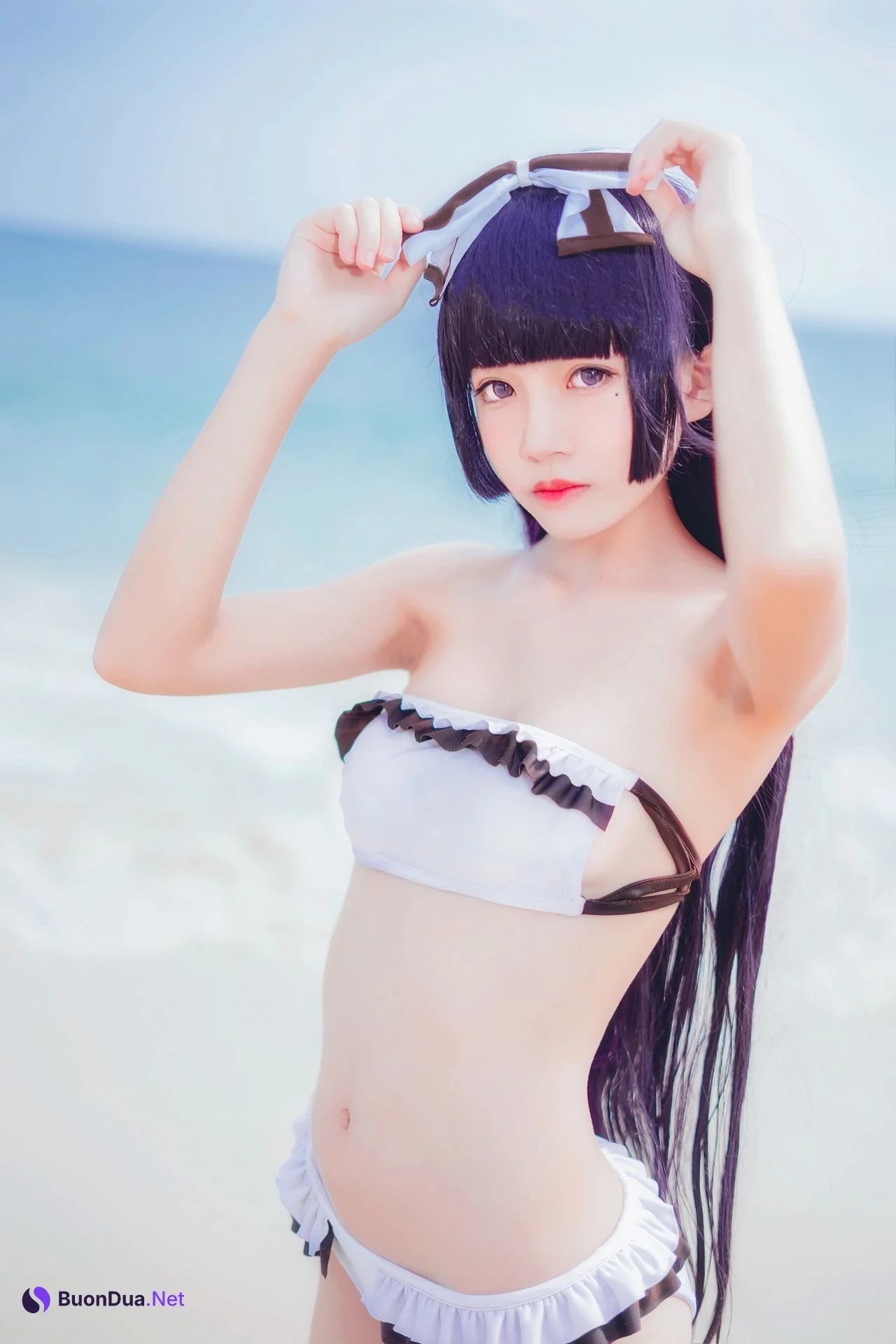 [桜桃喵] Ruri Gokou 五更琉璃泳装 - Photo 9