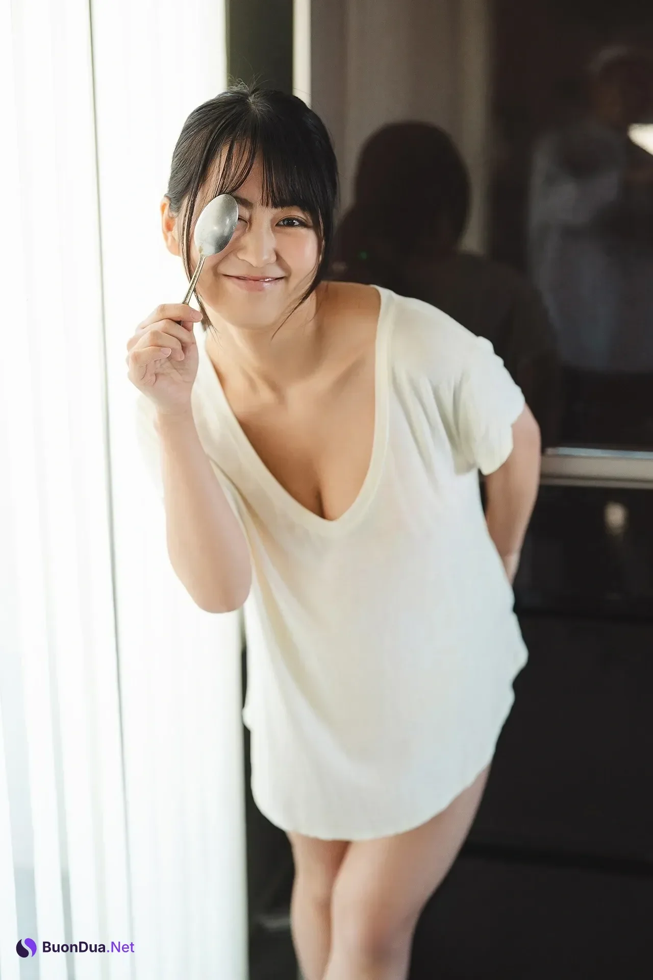 Rurika Fukui 福井梨莉華, 漫画アクションデジタル写真集 「まんまる。」 Set.02 - Photo 2