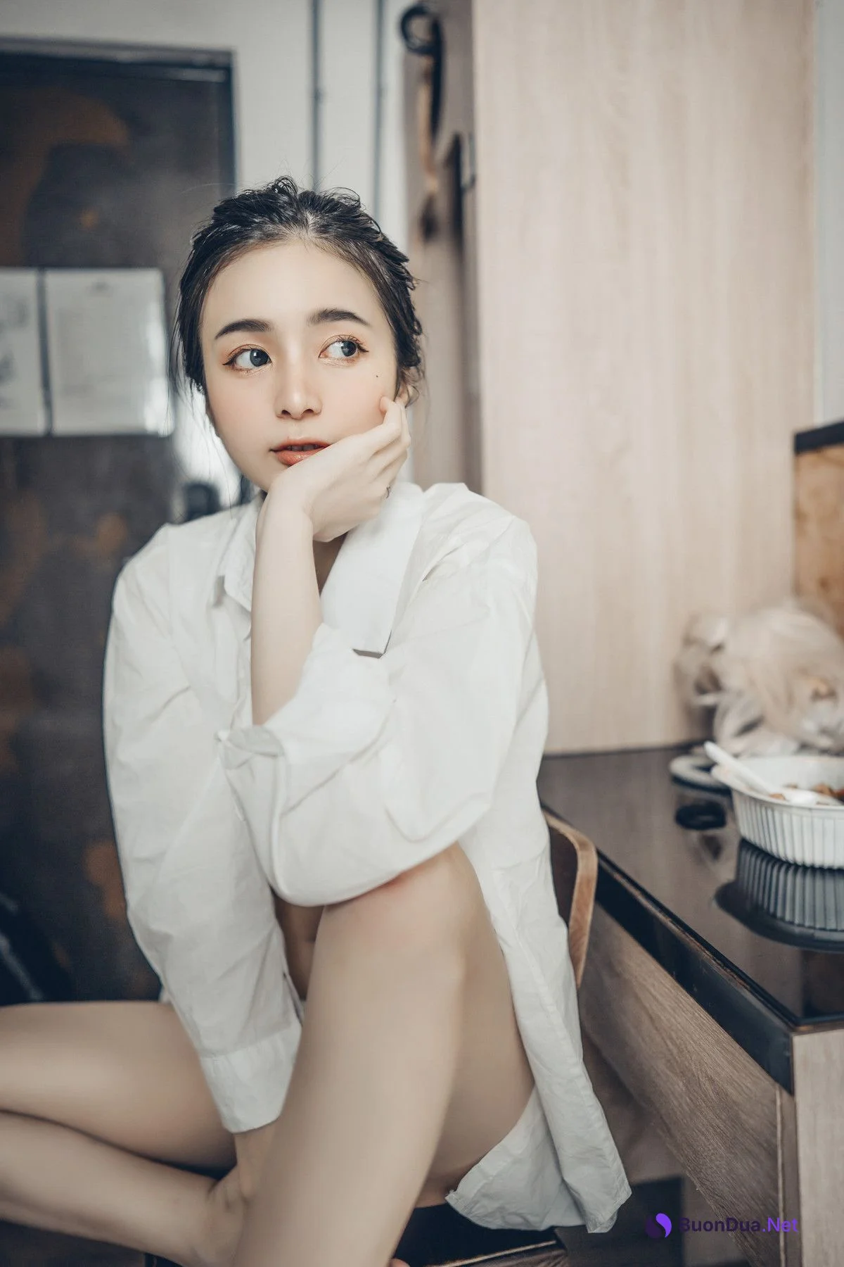 終於約到女神泡湯，浴巾一直掉，最後不穿了直接拍 S級美女-辰辰 Vol.01 - Photo 19