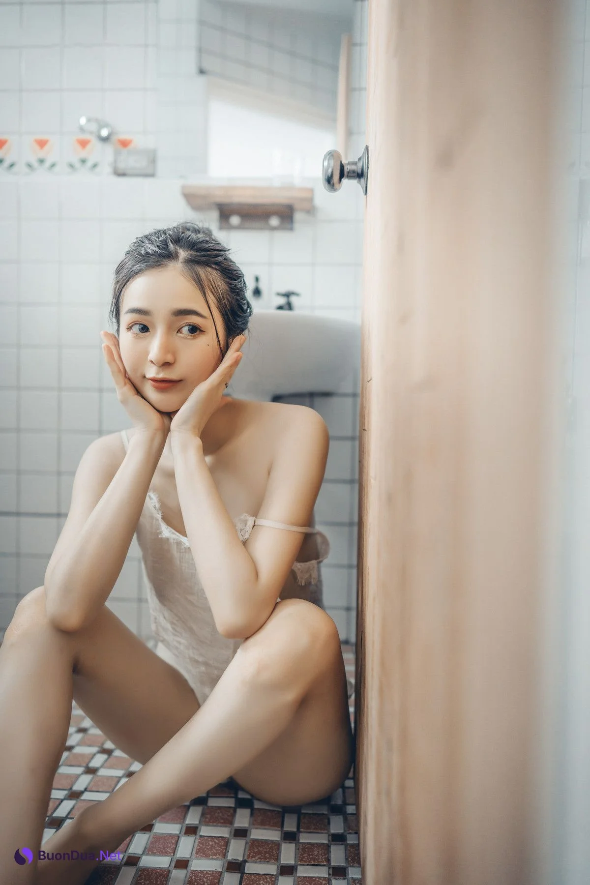 終於約到女神泡湯，浴巾一直掉，最後不穿了直接拍 S級美女-辰辰 Vol.02 - Photo 10