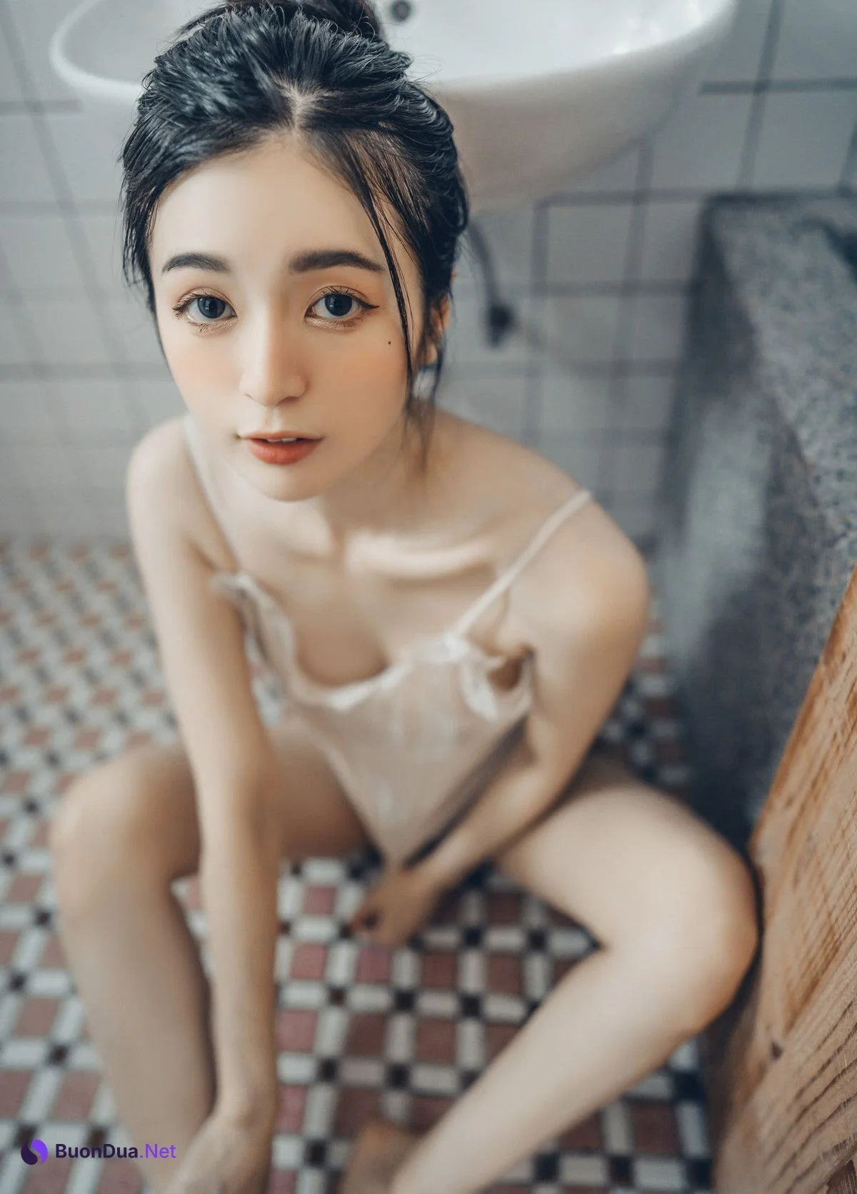 終於約到女神泡湯，浴巾一直掉，最後不穿了直接拍 S級美女-辰辰 Vol.02 - Photo 5