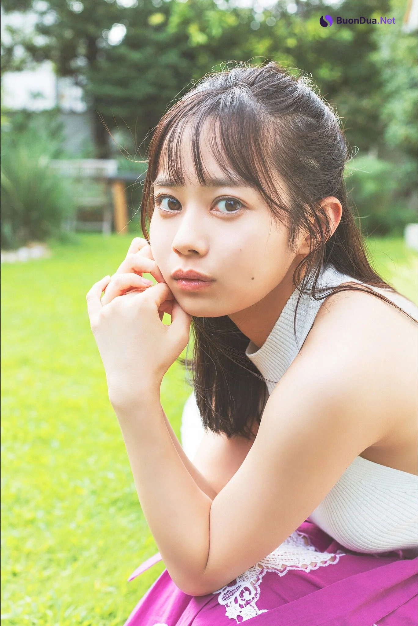 Saeko Kondo 近藤沙瑛子, ＦＲＩＤＡＹデジタル写真集 「ｐｕｒｅ ｐｕｒｐｌｅ」 Set.01 - รูปภาพ 7
