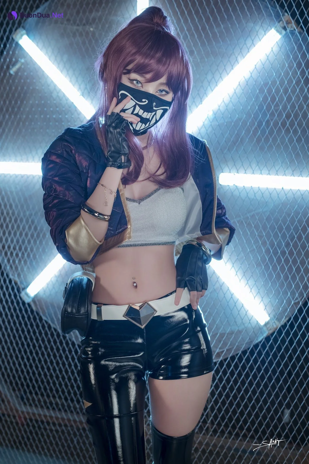 SAINT Photolife – Yuna (유나) – Yuna’s Cos Vol.04 – KDA Akali & Nier Automata 2B - รูปภาพ 11