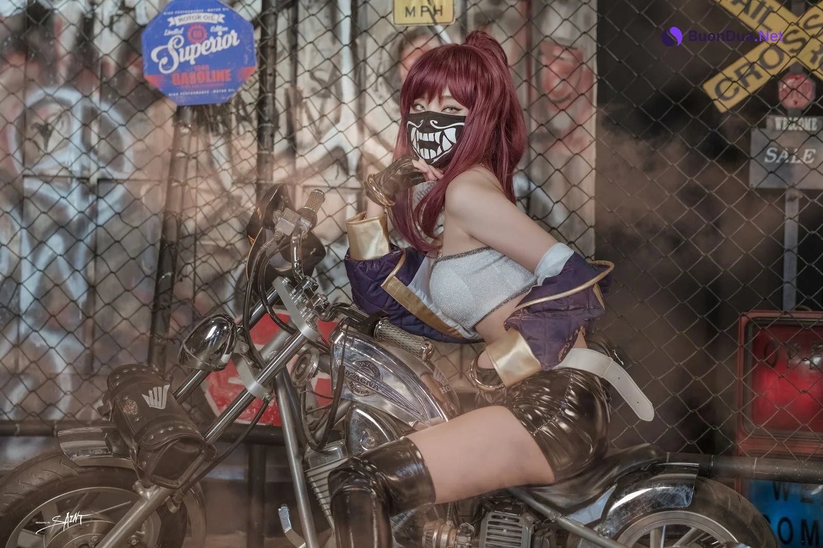 SAINT Photolife – Yuna (유나) – Yuna’s Cos Vol.04 – KDA Akali & Nier Automata 2B - รูปภาพ 13