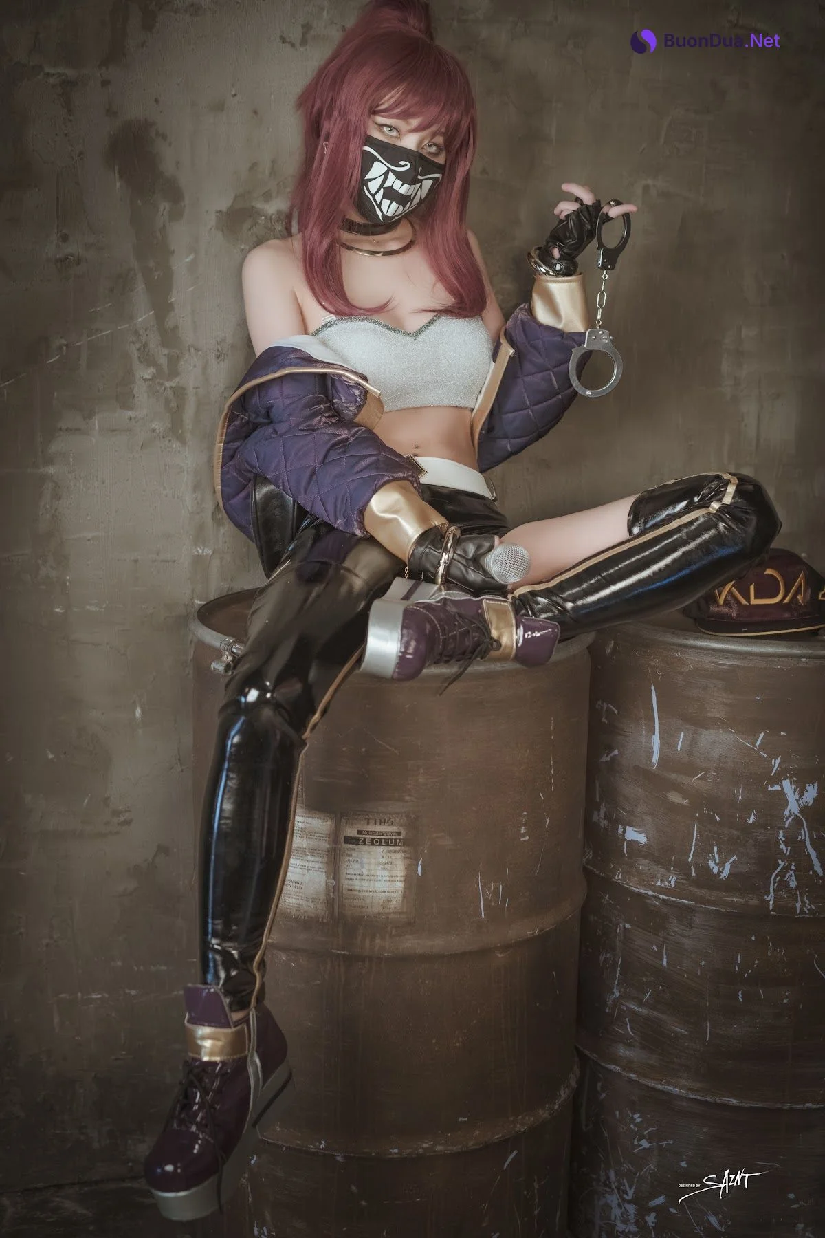SAINT Photolife – Yuna (유나) – Yuna’s Cos Vol.04 – KDA Akali & Nier Automata 2B - รูปภาพ 14