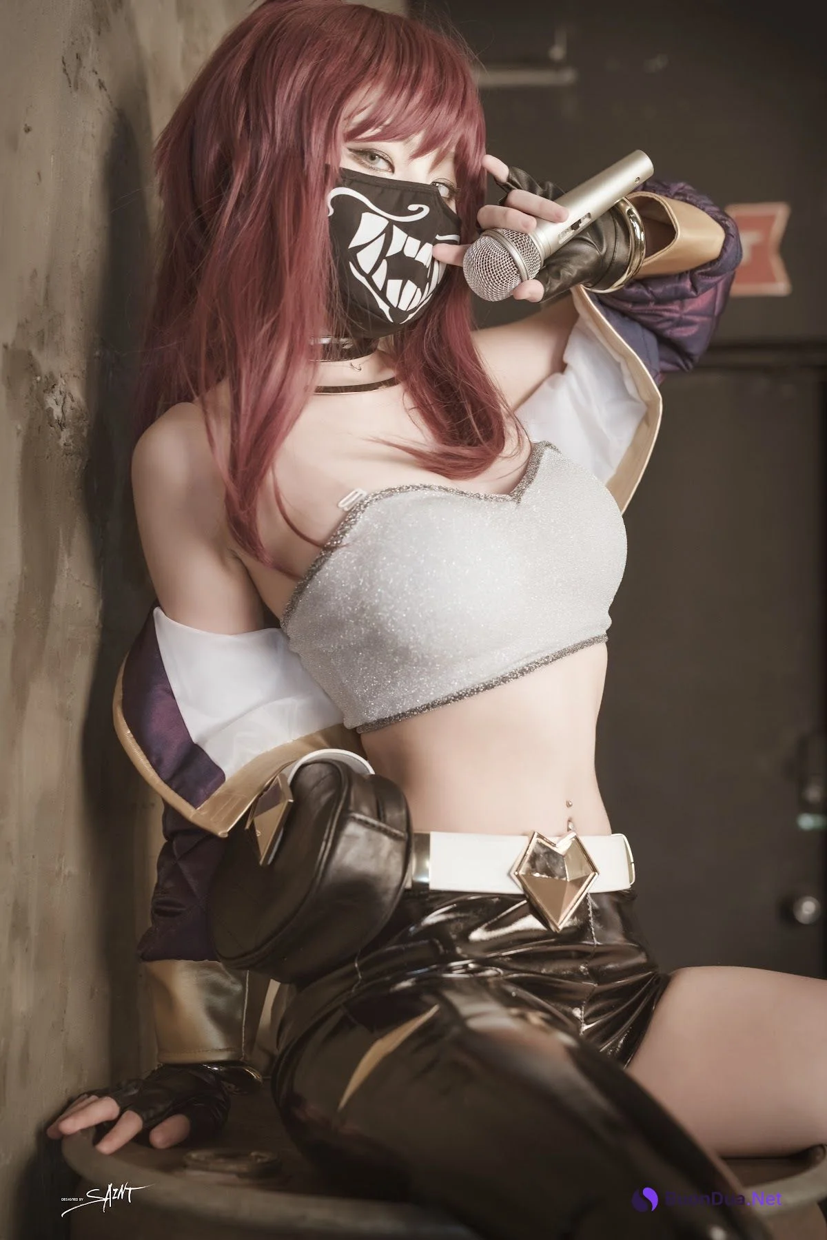 SAINT Photolife – Yuna (유나) – Yuna’s Cos Vol.04 – KDA Akali & Nier Automata 2B - รูปภาพ 17