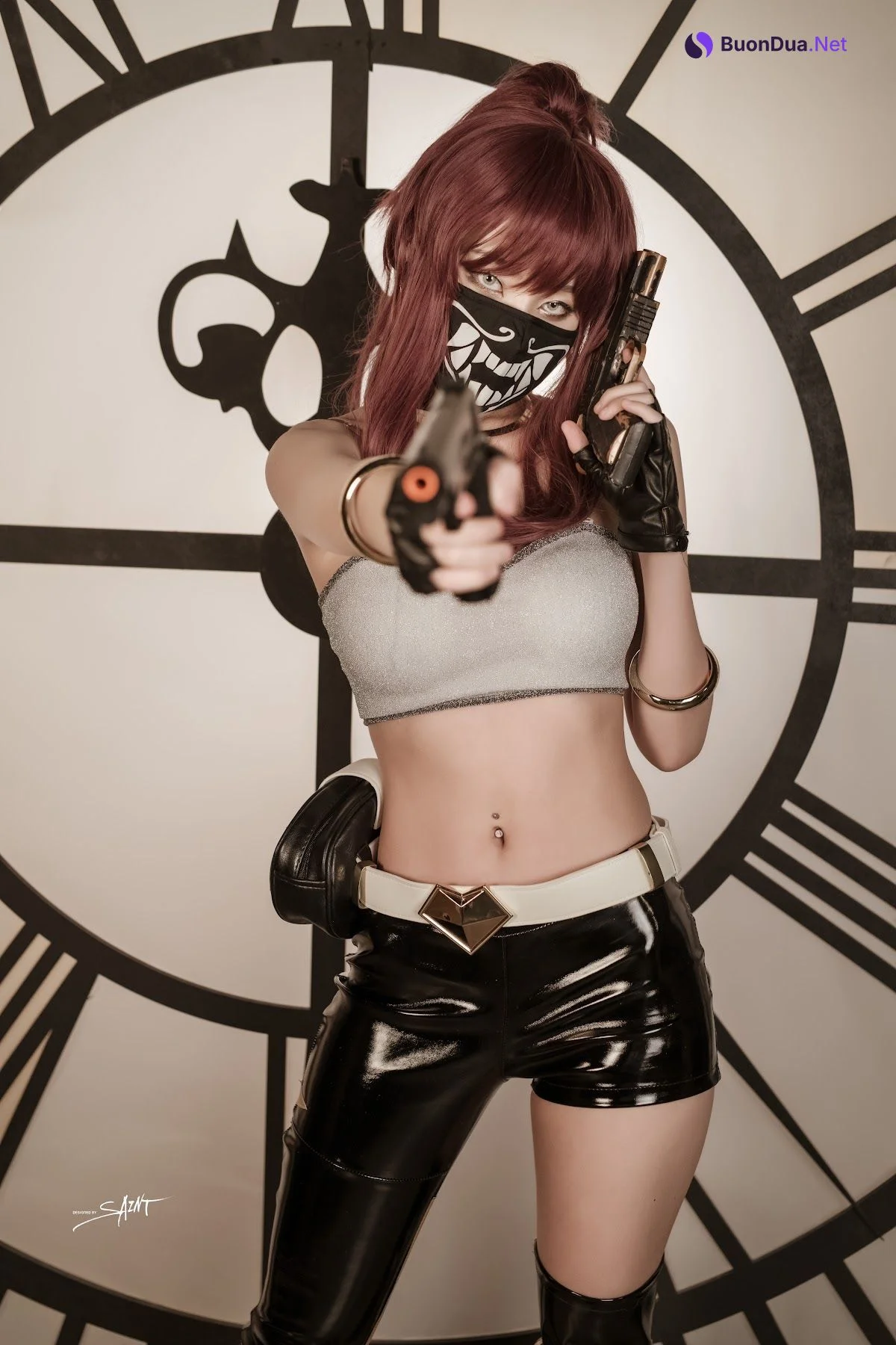 SAINT Photolife – Yuna (유나) – Yuna’s Cos Vol.04 – KDA Akali & Nier Automata 2B - รูปภาพ 18