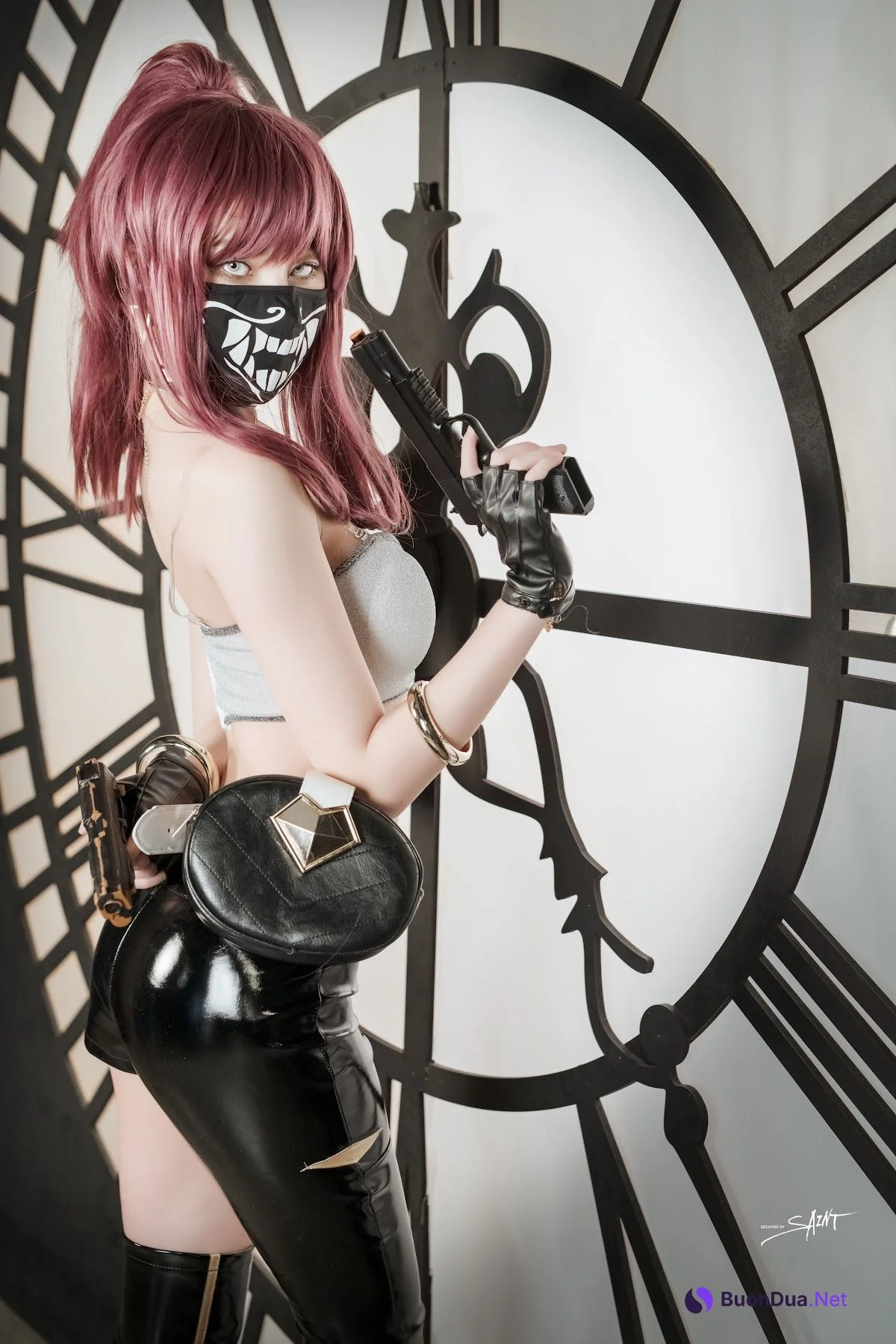 SAINT Photolife – Yuna (유나) – Yuna’s Cos Vol.04 – KDA Akali & Nier Automata 2B - รูปภาพ 20