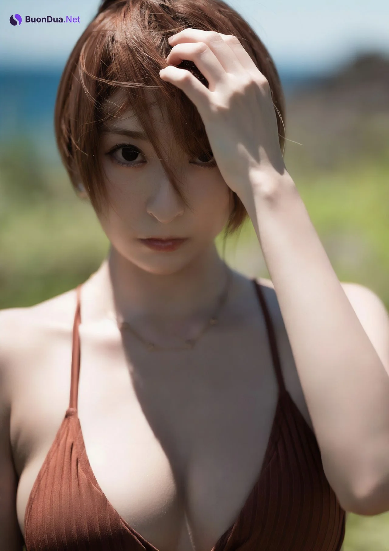 Saki Ogata 緒方咲, 写真集 ‘咲ちぃの長い夏休み Saki’s Long Vacation’ Set.03 - Photo 17