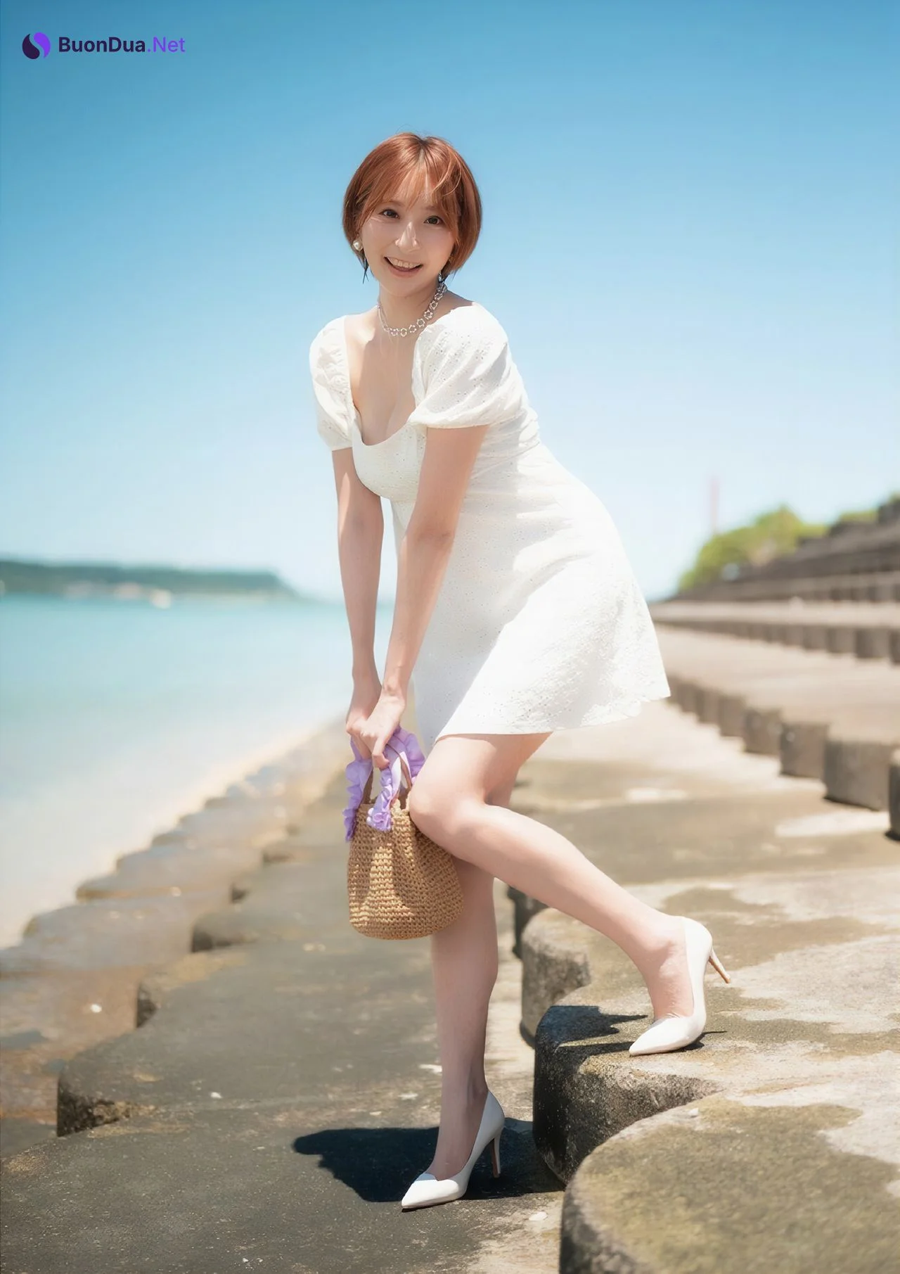 Saki Ogata 緒方咲, 写真集 ‘咲ちぃの長い夏休み Saki’s Long Vacation’ Set.04 - Photo 5