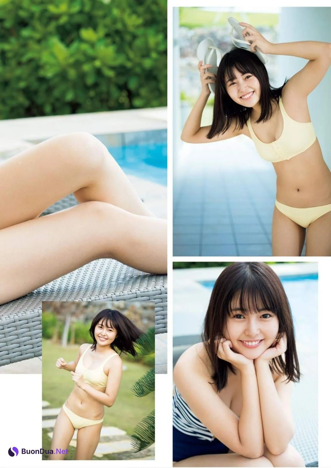 Sakina Tonchiki 頓知気さきな, Yuuna Mochida 持田優奈, Meina Hibino 日比野芽奈, Weekly Playboy 2019 No.46 (週刊プレイボーイ 2019年46号) - 照片 5