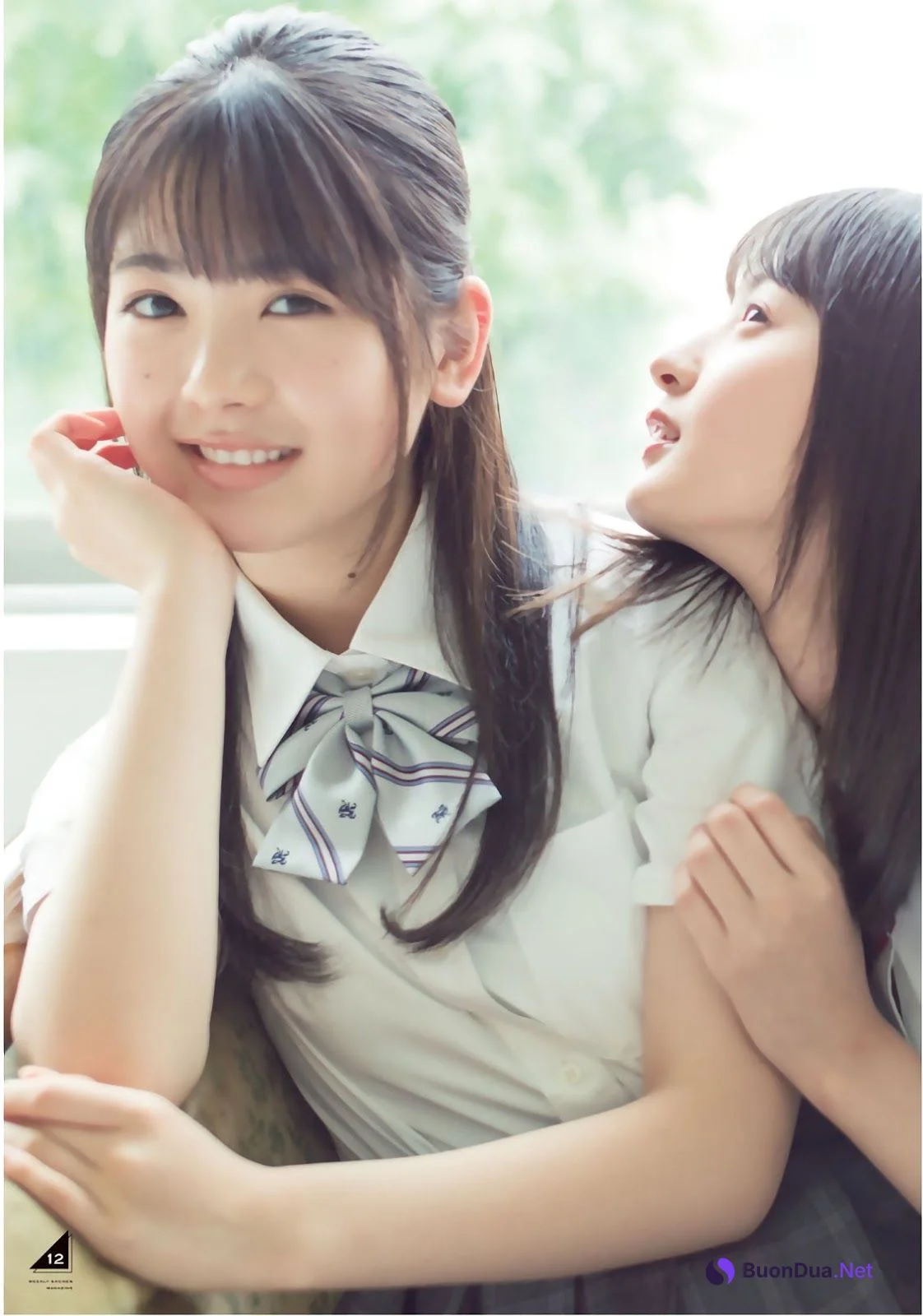Sakura Endo 遠藤さくら, Ayame Tsutsui 筒井あやめ, Haruka Kaki 賀喜遥香, Shonen Magazine 2019 No.38 (少年マガジン 2019年38号) - รูปภาพ 5