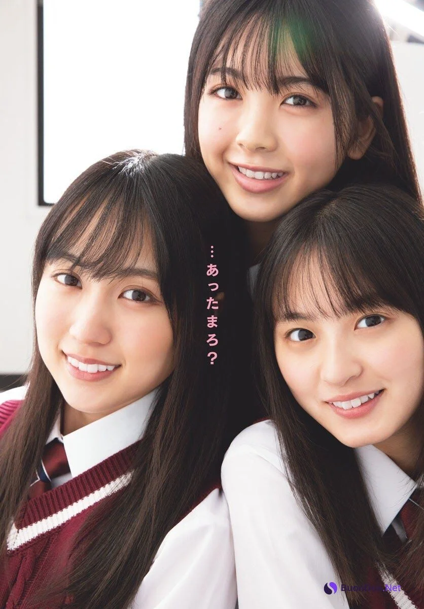 Sakura Endo 遠藤さくら, Haruka Kaki 賀喜遥香, Ayame Tsutsui 筒井あやめ, Shonen Sunday 2020 No.01 (少年サンデー 2020年1号) - รูปภาพ 2