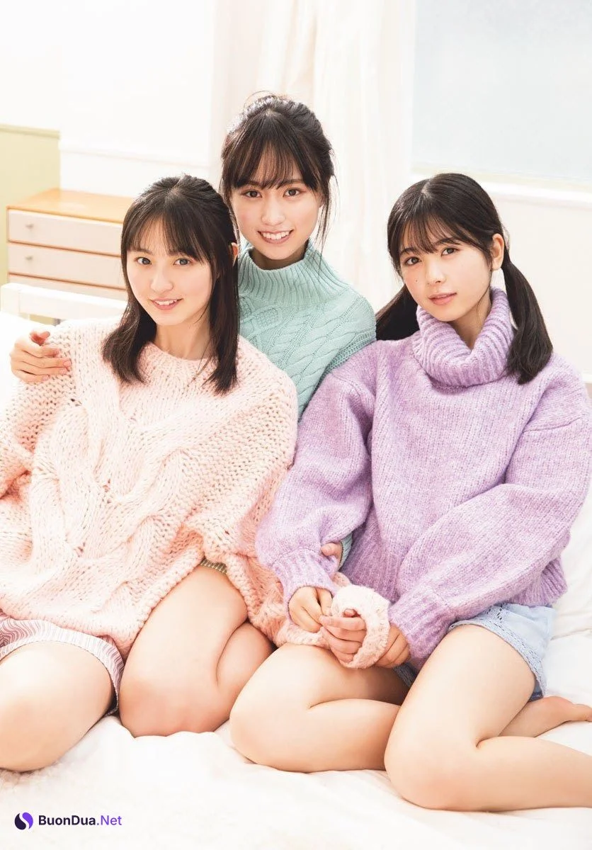 Sakura Endo 遠藤さくら, Haruka Kaki 賀喜遥香, Ayame Tsutsui 筒井あやめ, Shonen Sunday 2020 No.01 (少年サンデー 2020年1号) - รูปภาพ 7