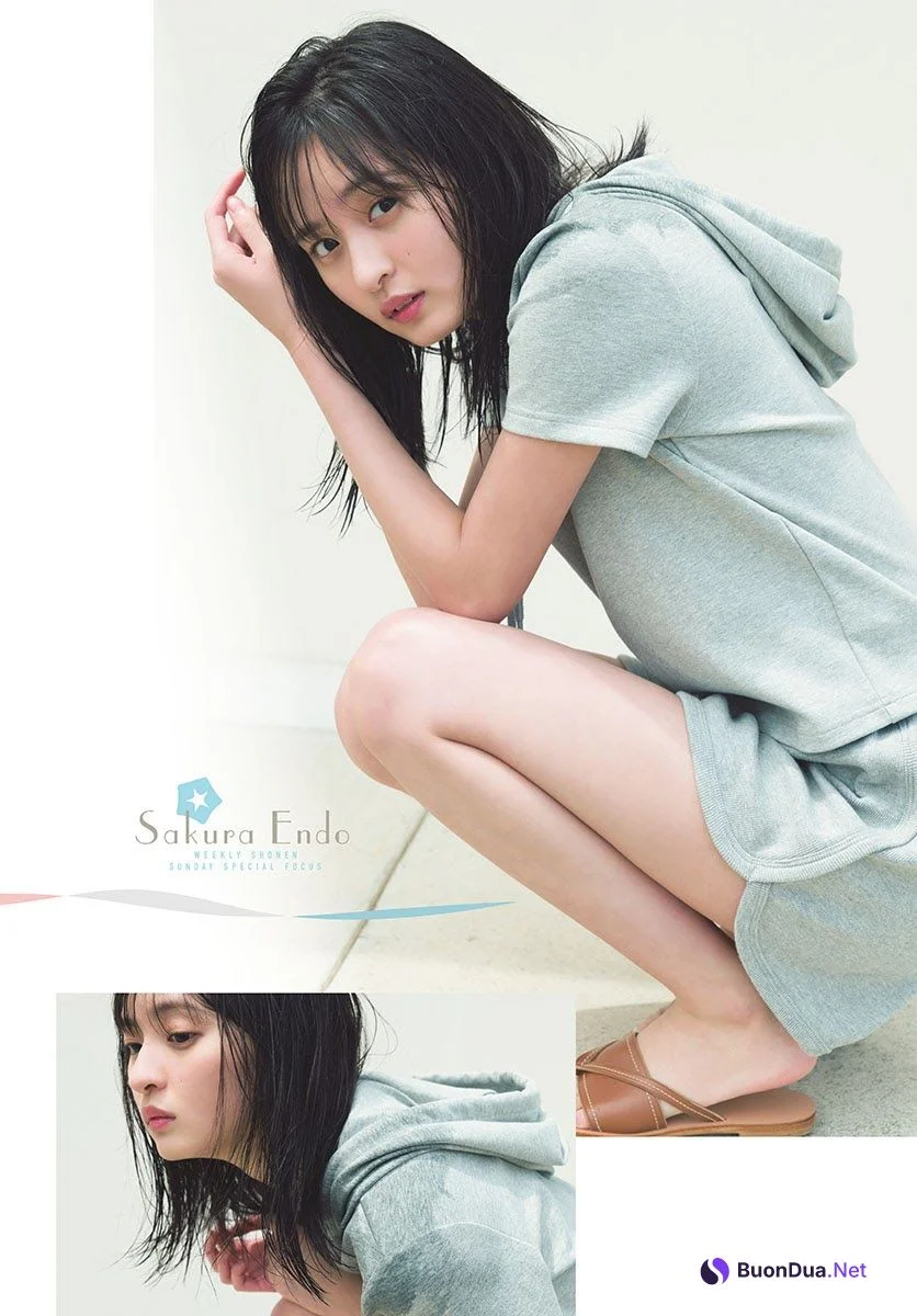 Sakura Endo 遠藤さくら, Shonen Sunday 2021 No.31 (週刊少年サンデー 2021年31号) - รูปภาพ 8