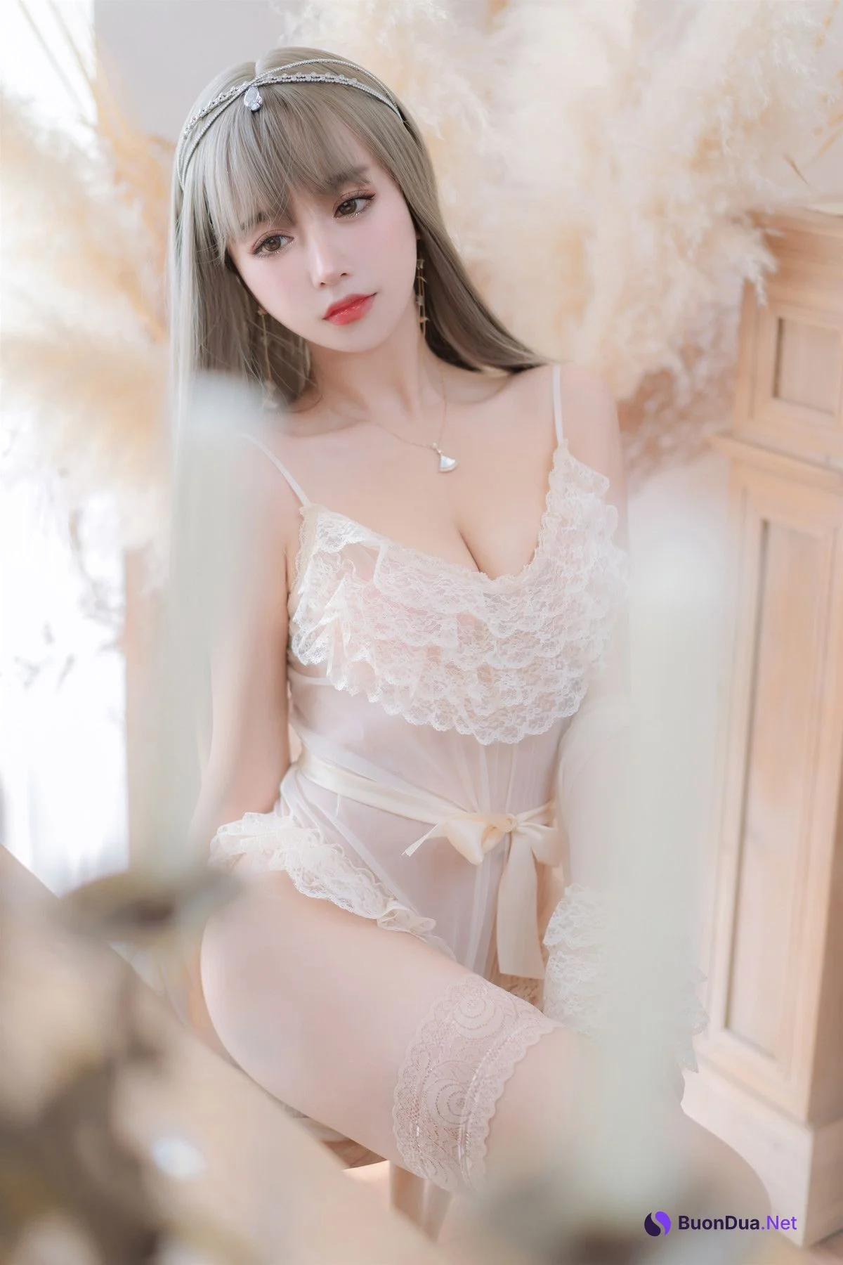 斗鱼米线线sama写真 Cosplay 凡尔赛公主 - Photo 10