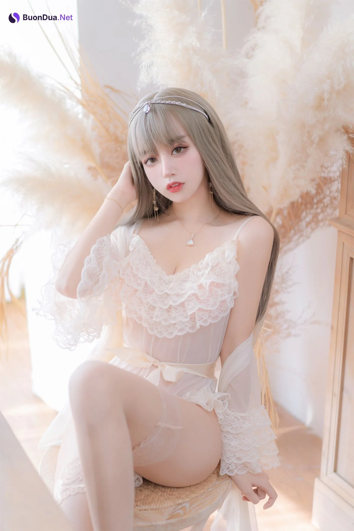 斗鱼米线线sama写真 Cosplay 凡尔赛公主 - Photo 6