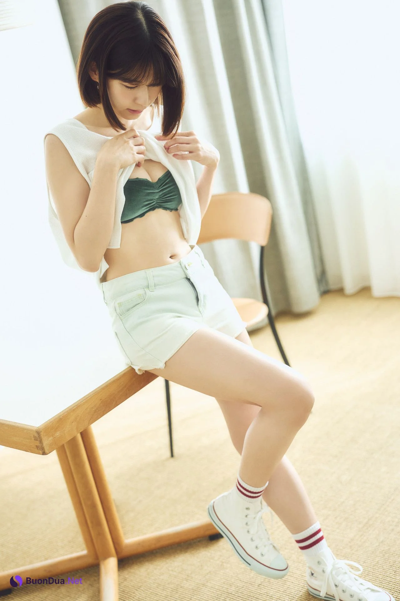 Saori Araki 荒木佐保里, ヤンマガアザーっす！ ＜YM2024年33号未公開カット＞ Set.03 - Photo 4