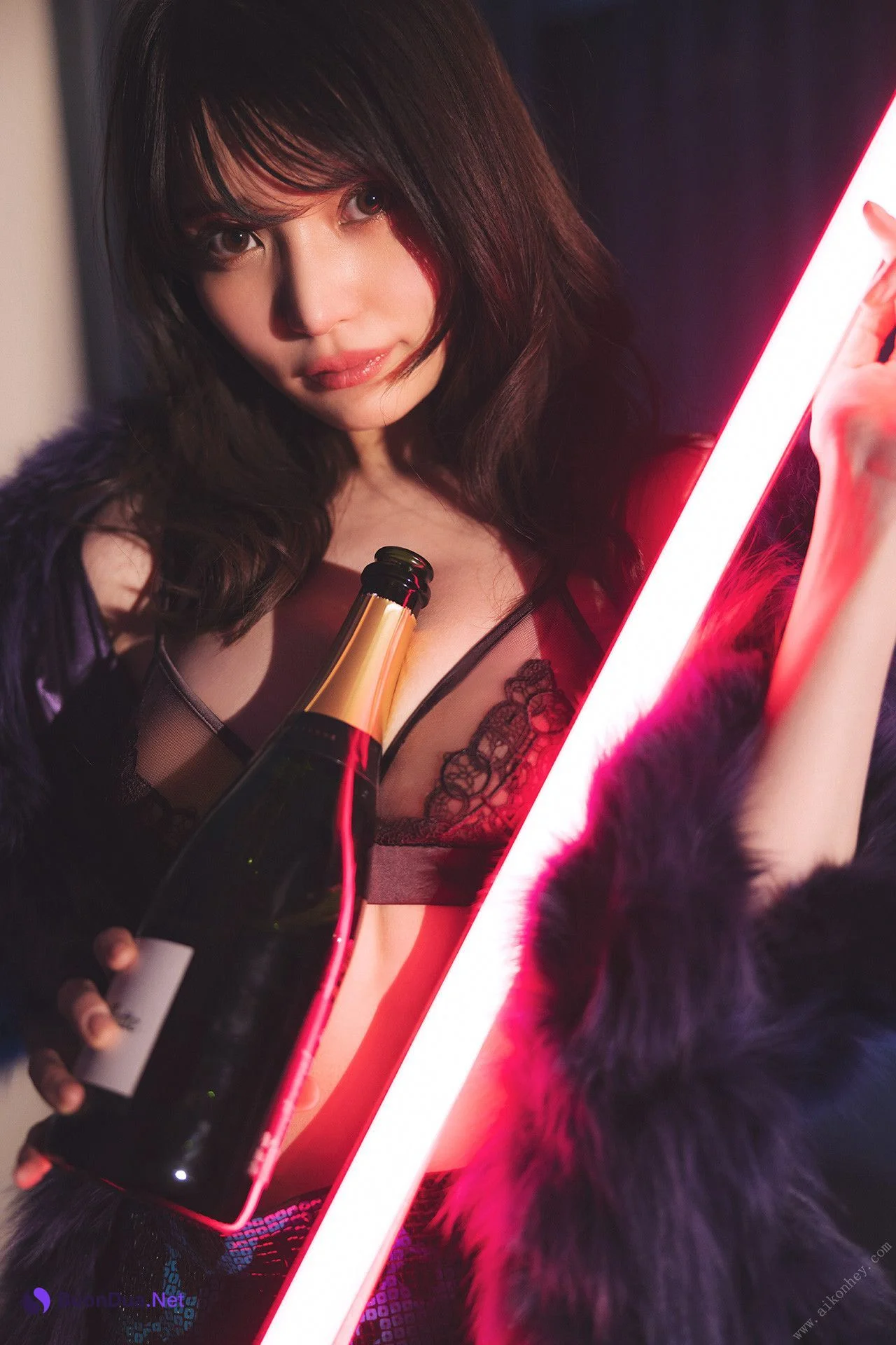 Sayaka Nitori 似鳥沙也加, FLASHデジタル写真集 夜に身を任せて 前編 Set.02 - Photo 10