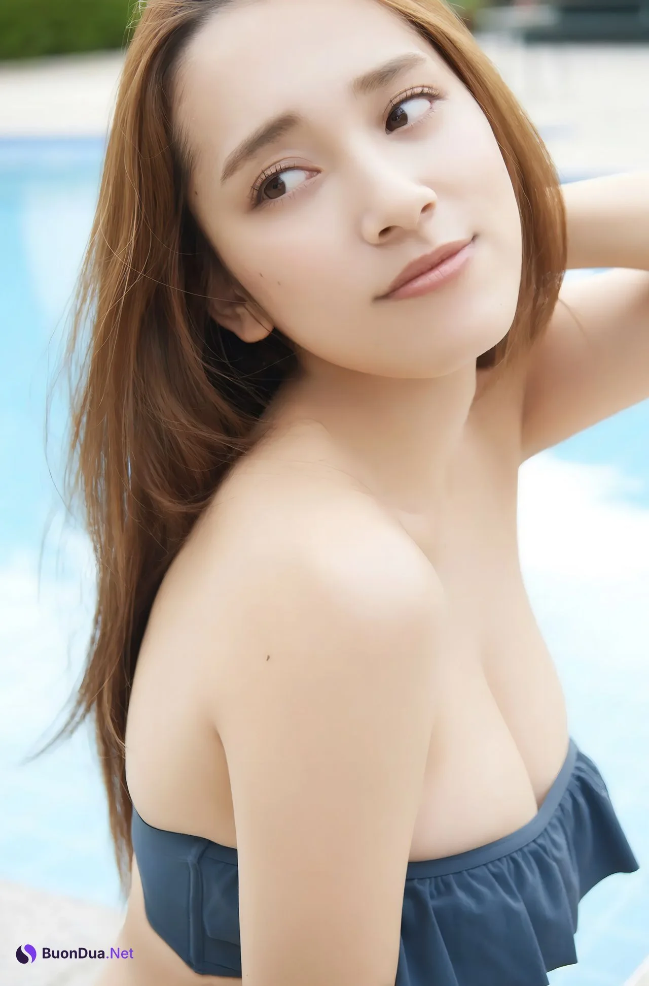 Sayaka Tomaru 都丸紗也華, FRIDAYデジタル写真集 『ボタンが弾けるＦカップ Vol.3』 Set.01 - Photo 4