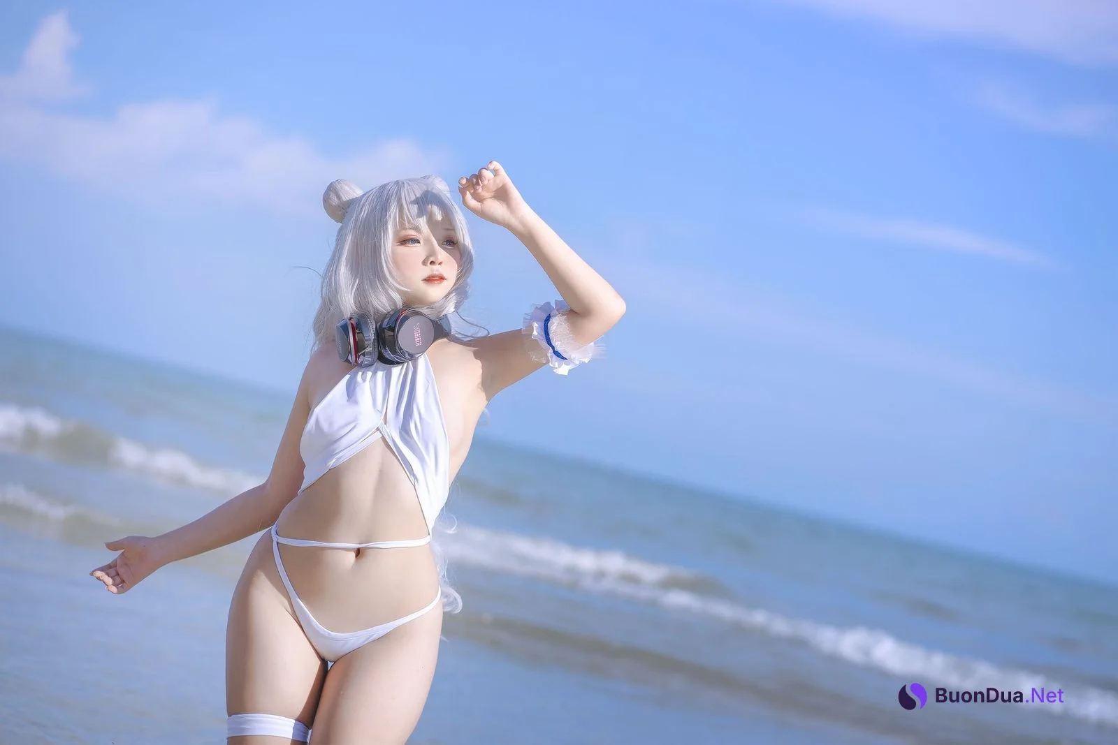 Sayo Momo Cosplay 恶毒 ル・マラン Le Malin bikini - Photo 12