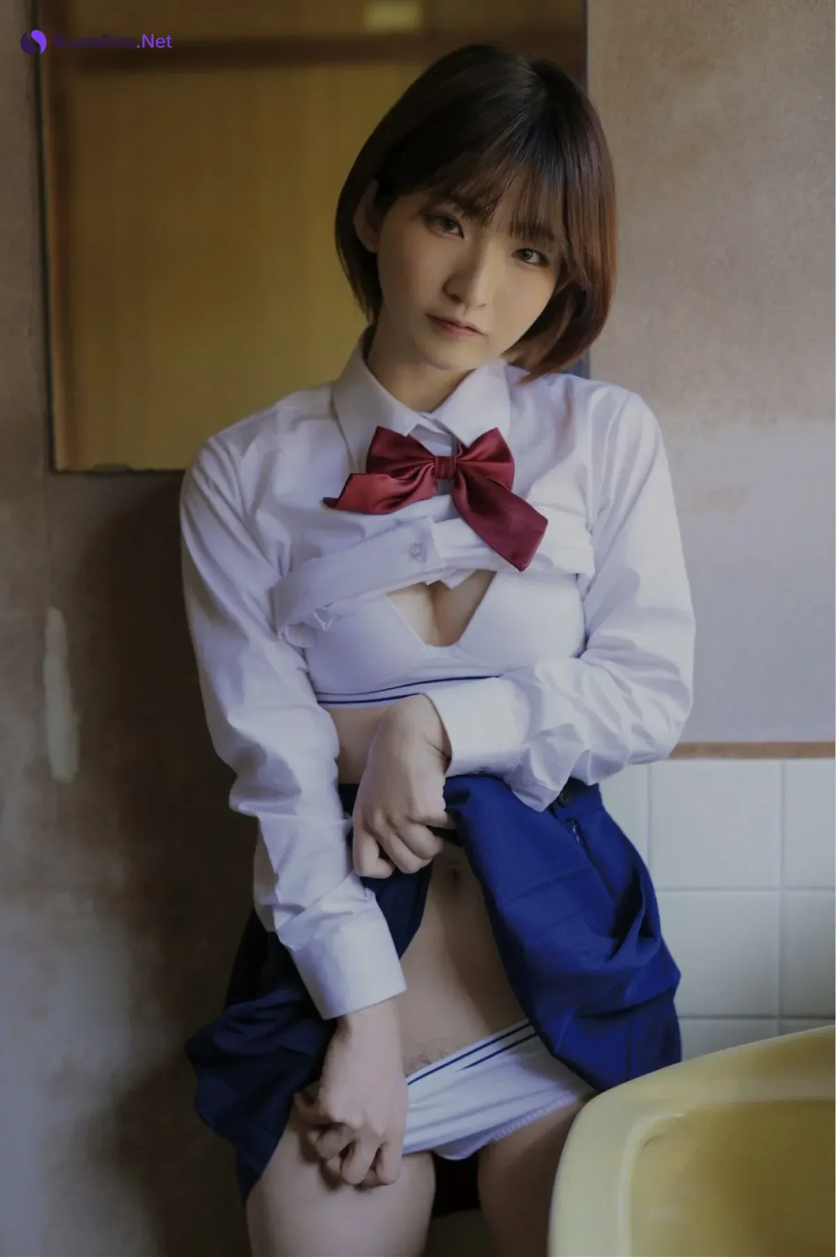 School Uniforms & Miss Short Cut Best 制服×ショートカット Set.01 - Photo 20
