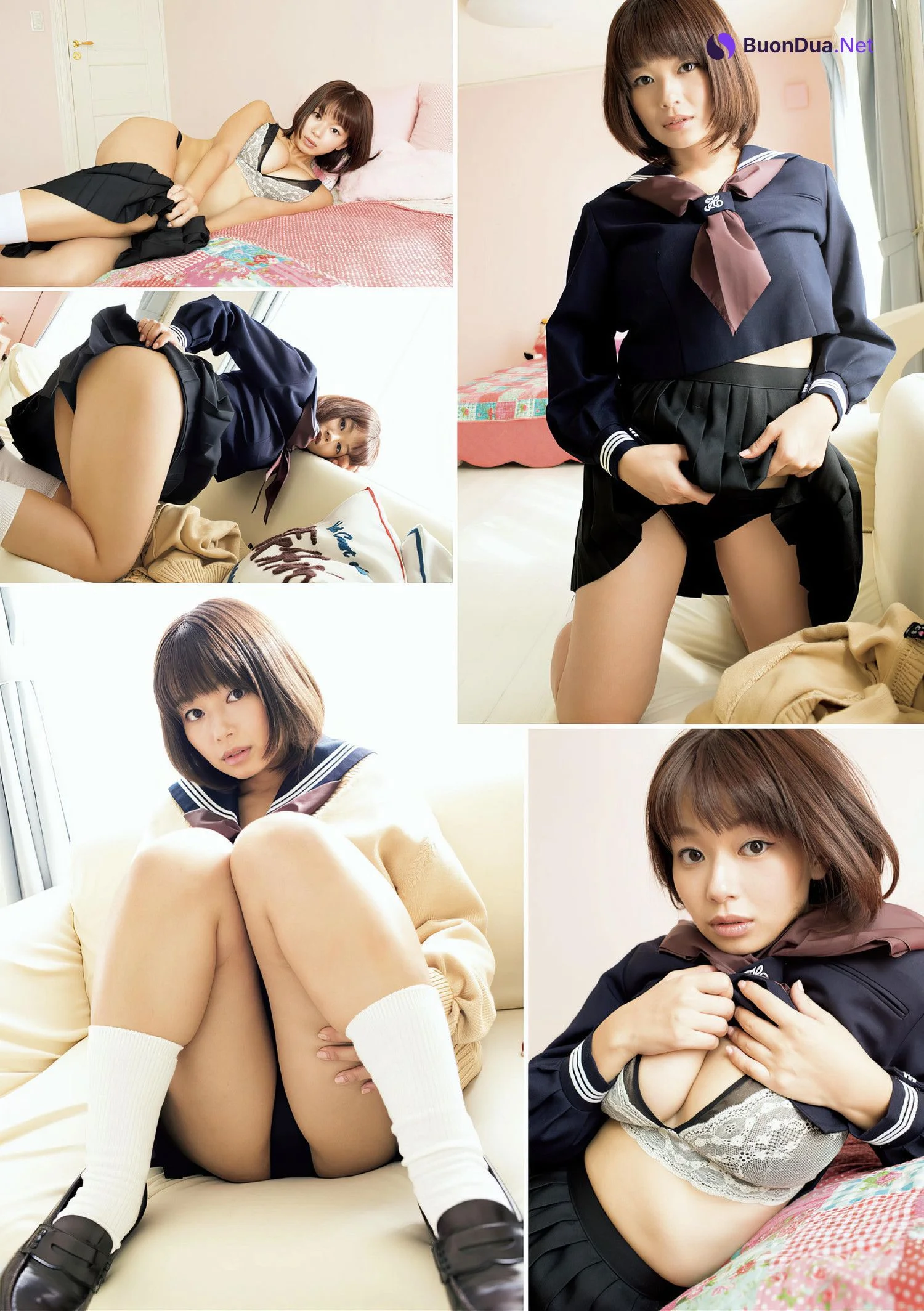 倉持由香・和地つかさ・菜乃花, アサ芸Secret!スペシャル 姉セーラー 合冊版① - Photo 10