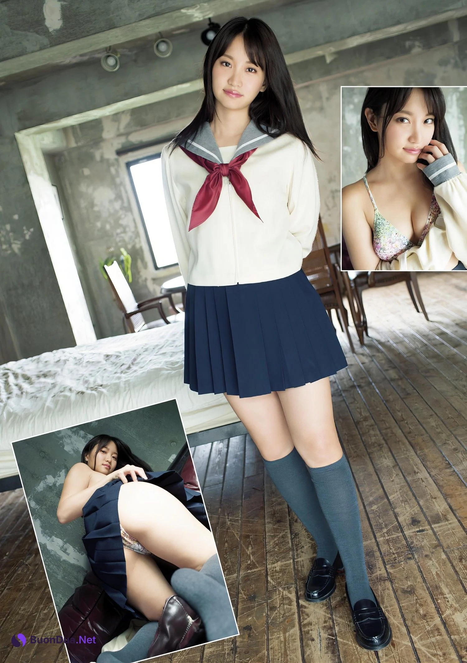 永尾まりや・村上友梨・森咲智美, アサ芸Secret!スペシャル 姉セーラー 合冊版① - Photo 11