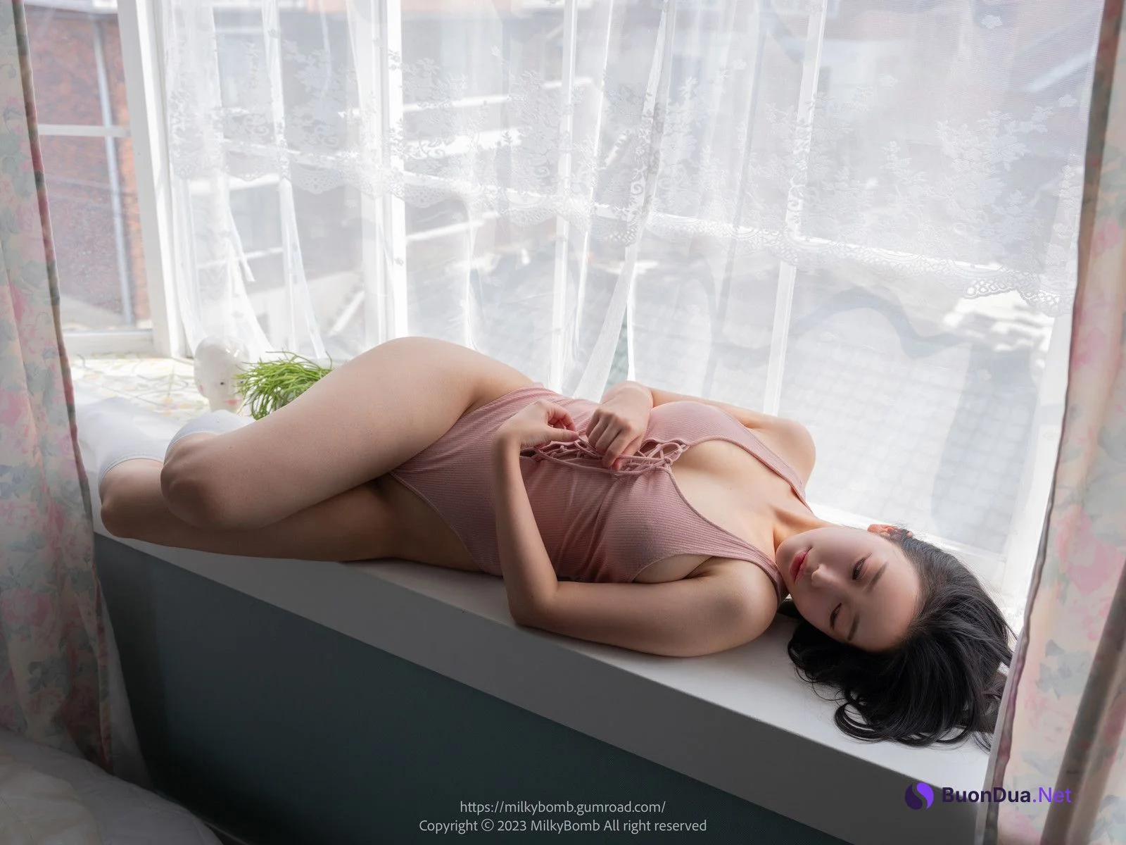 Seoe 박서이, [MilkyBomb] Pink Set.01 - Photo 18