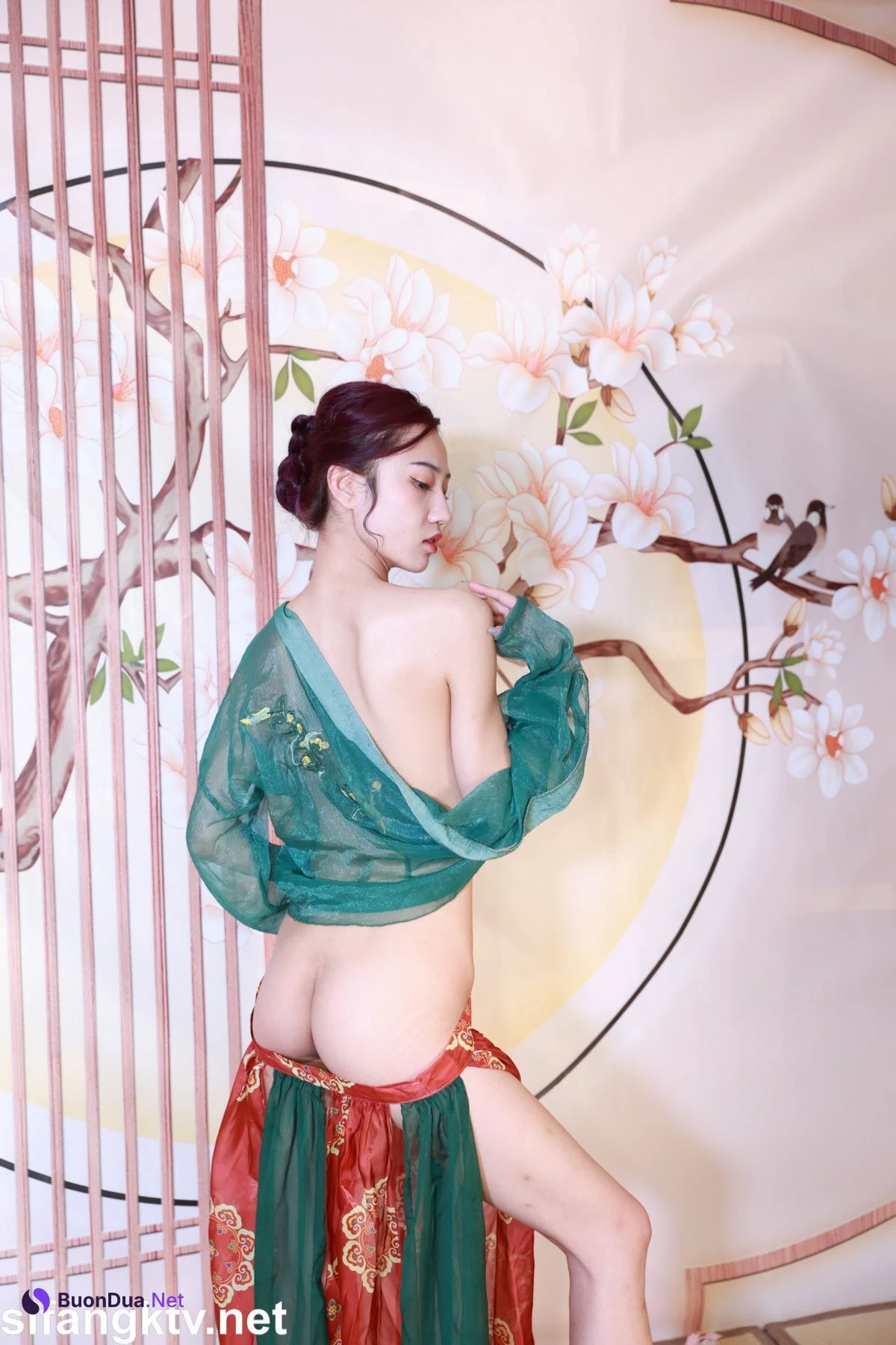 古装一字马舞蹈模特大吃无水 喏閔 Set.03 - 照片 15