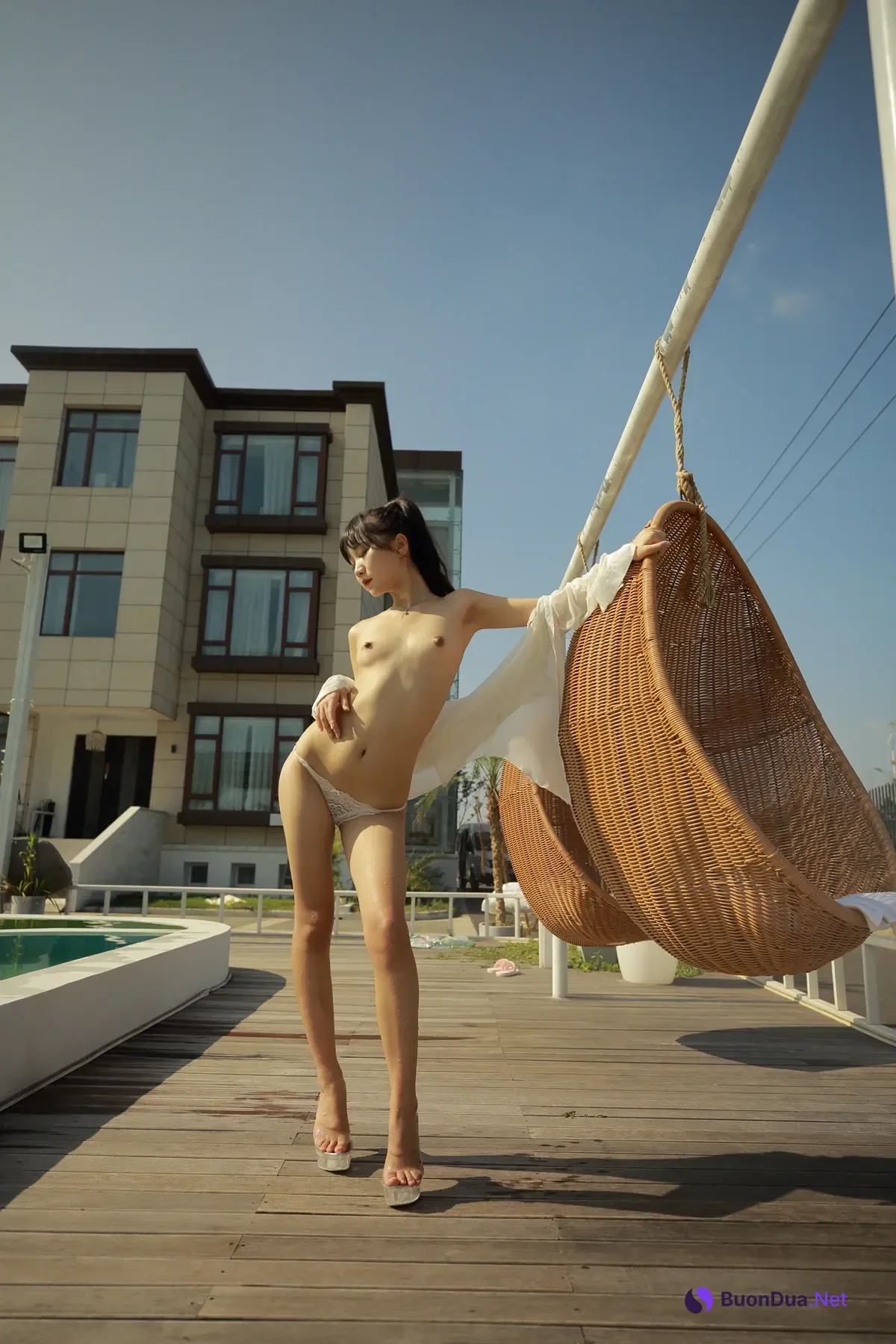 猫猫 – 极品苗条高马尾户外 Set.04 - Photo 5