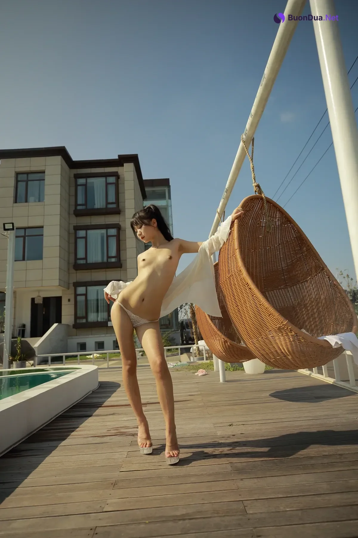 猫猫 – 极品苗条高马尾户外 Set.04 - Photo 6
