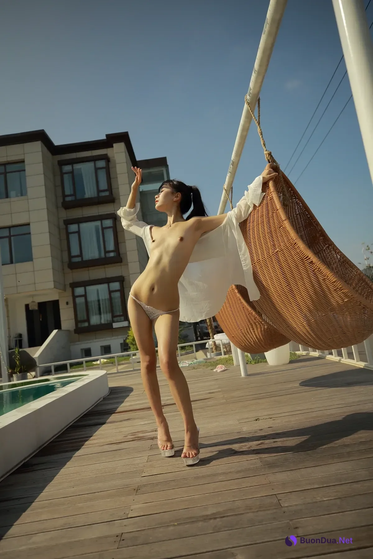 猫猫 – 极品苗条高马尾户外 Set.04 - Photo 8