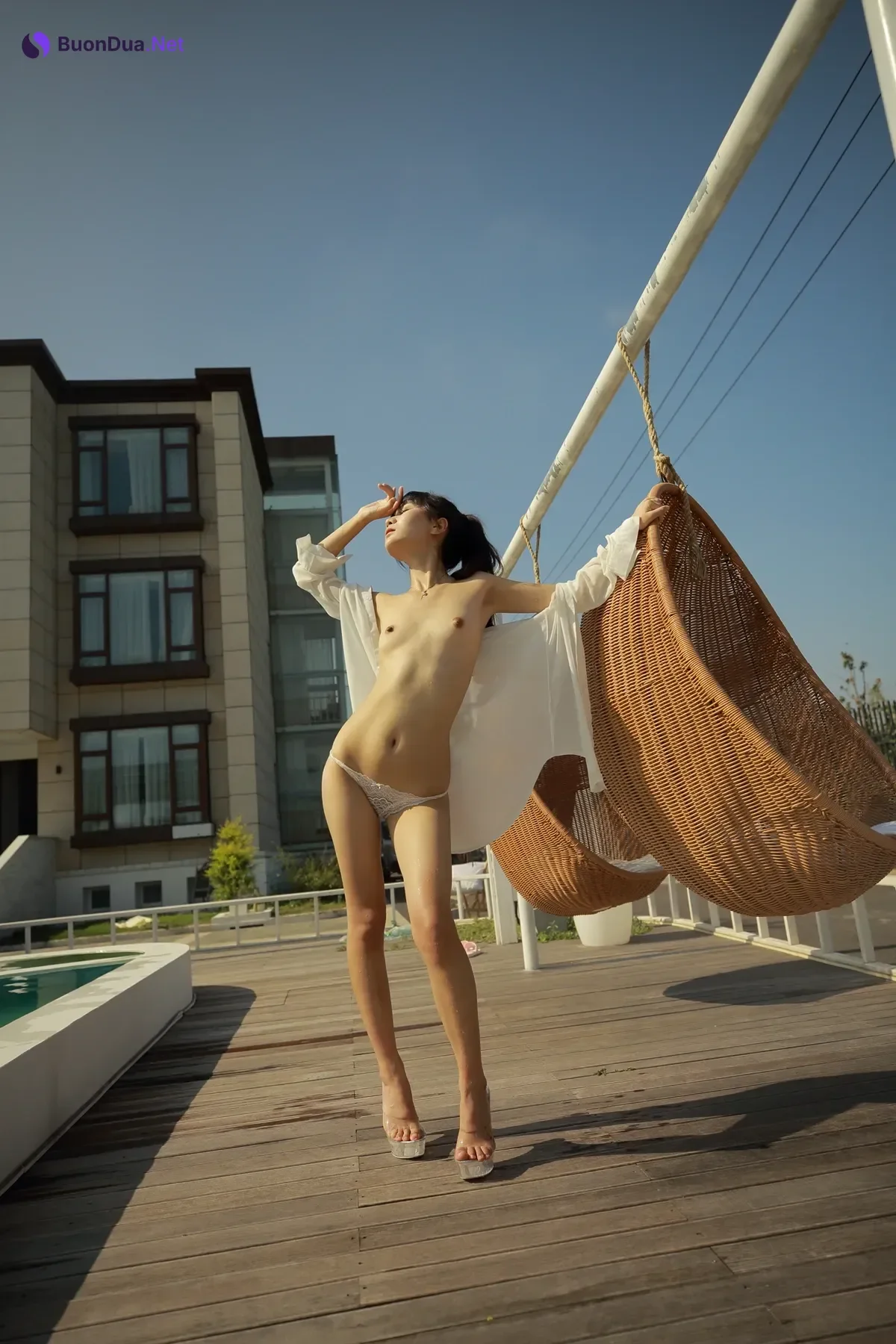 猫猫 – 极品苗条高马尾户外 Set.04 - Photo 9