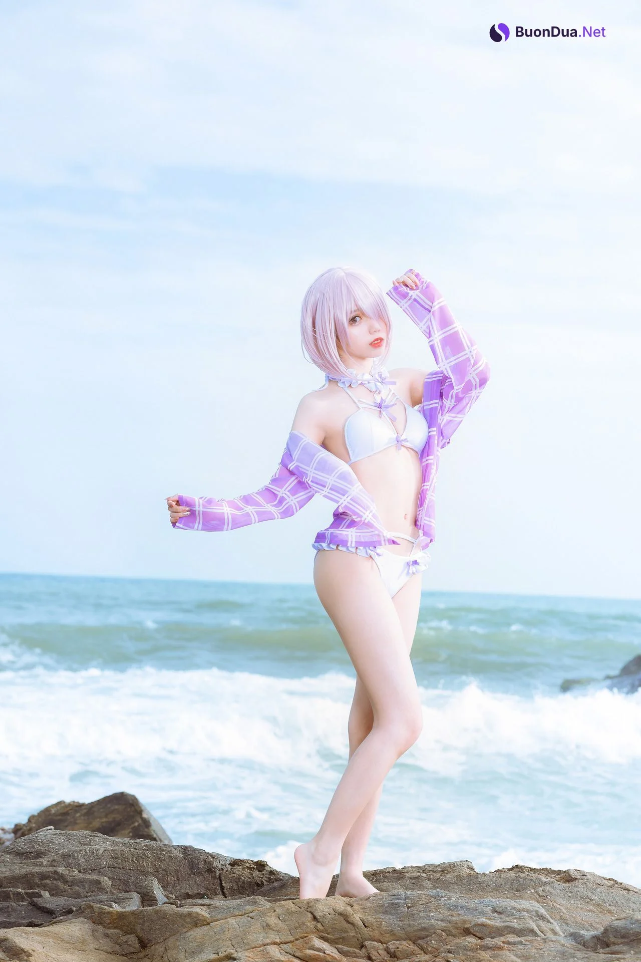[果咩酱] Shielder Mash Kyrielight 玛修泳装 - Photo 12