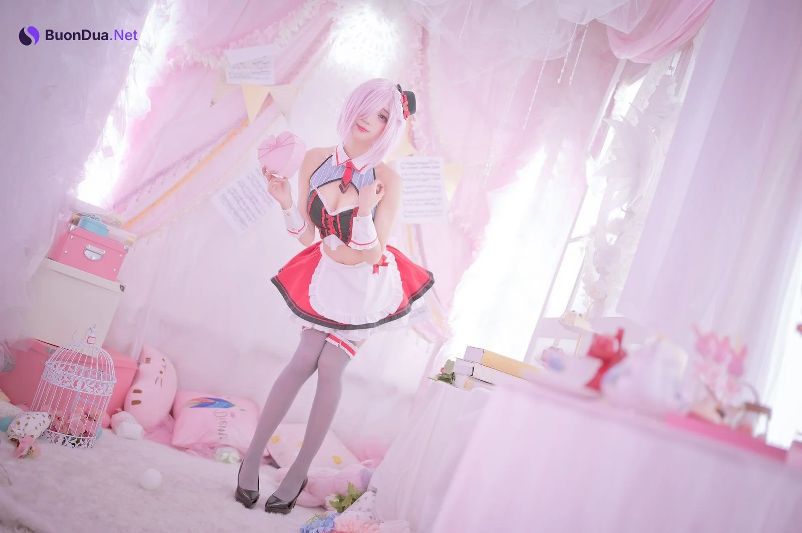 [周叽是可爱兔兔] 玛修情人节 Shielder Mash Kyrielight - Photo 4