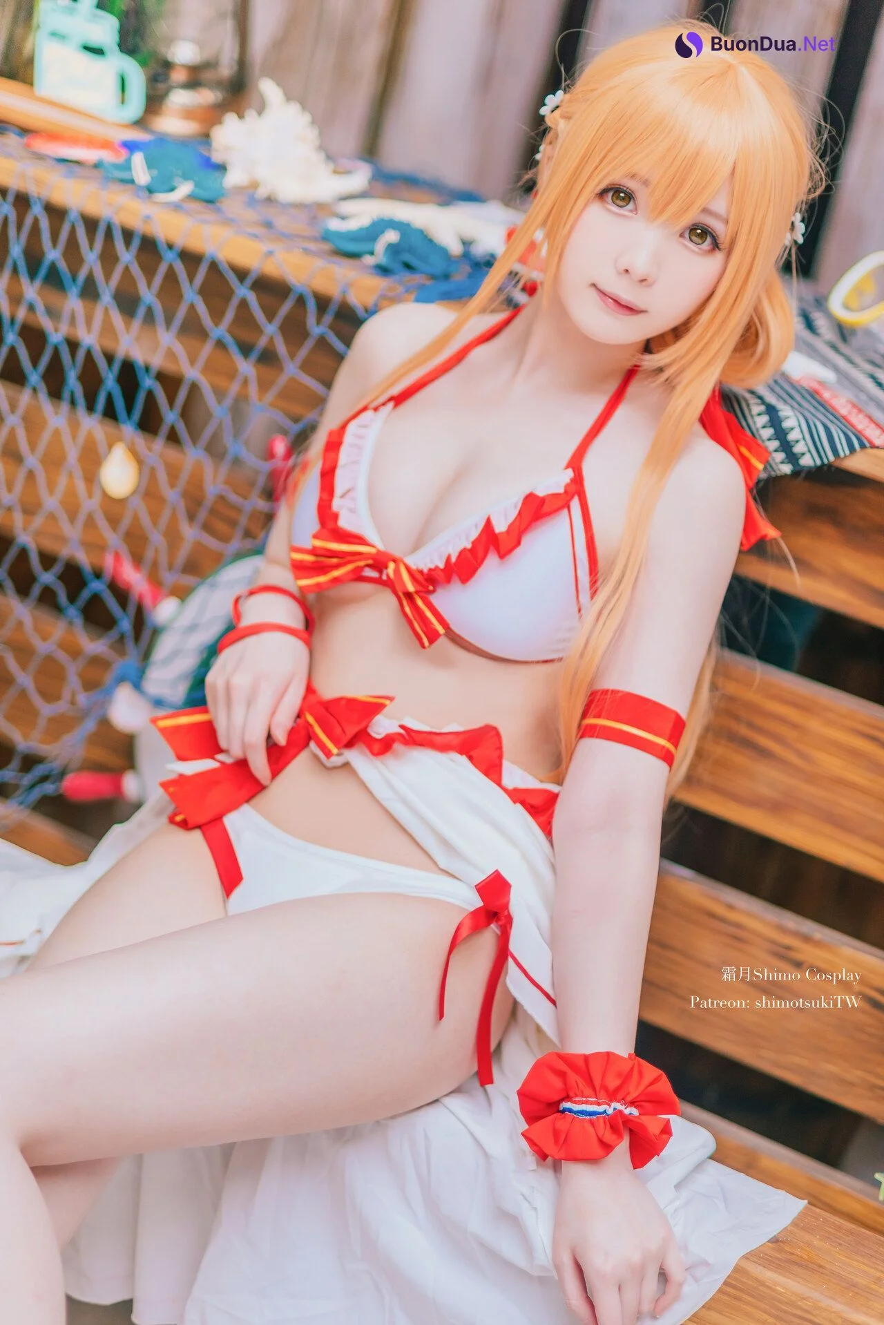 [霜月shimo] Asuna Yuuki 結城明日奈 Swimsuit Version - Photo 12