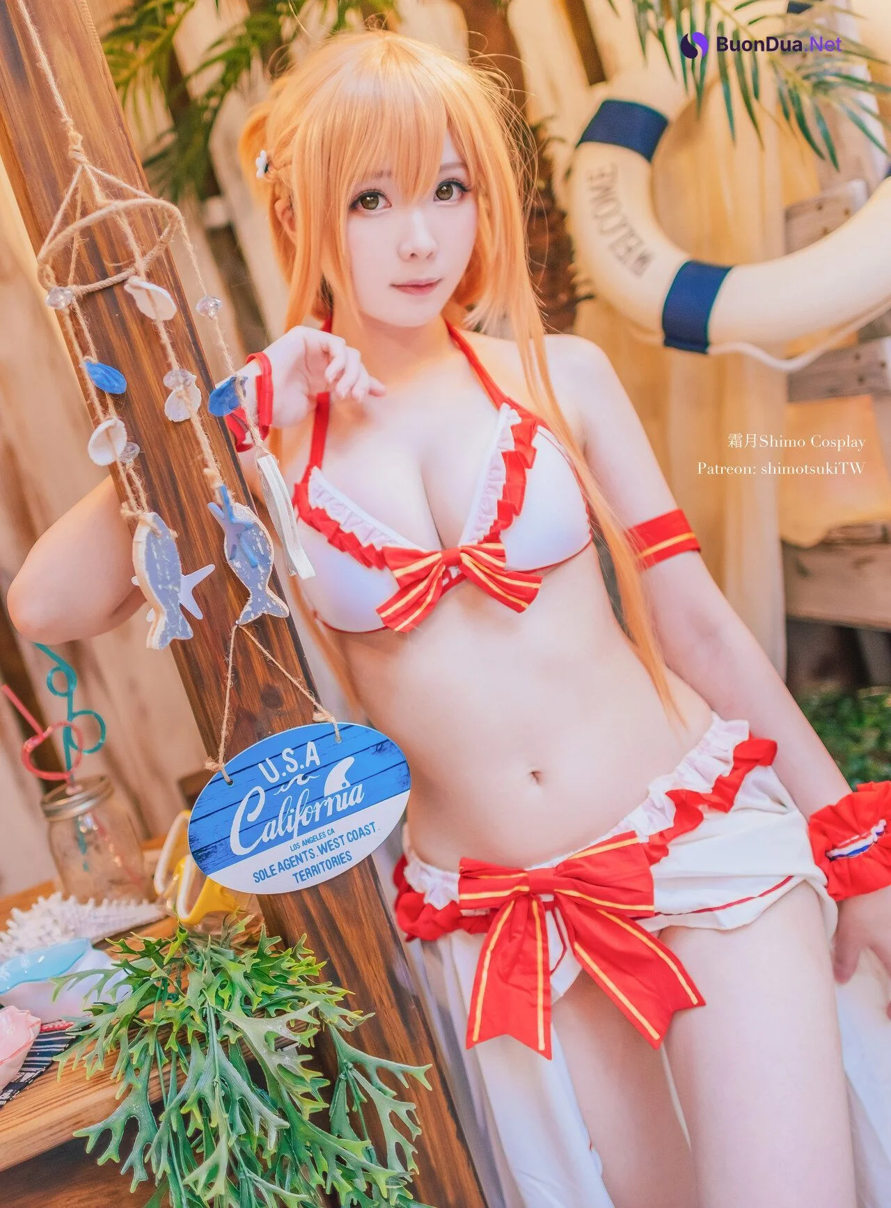 [霜月shimo] Asuna Yuuki 結城明日奈 Swimsuit Version - Photo 17