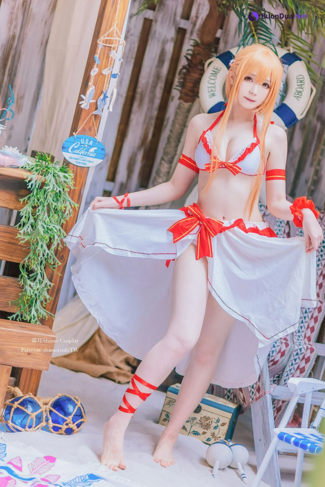 [霜月shimo] Asuna Yuuki 結城明日奈 Swimsuit Version - Photo 2