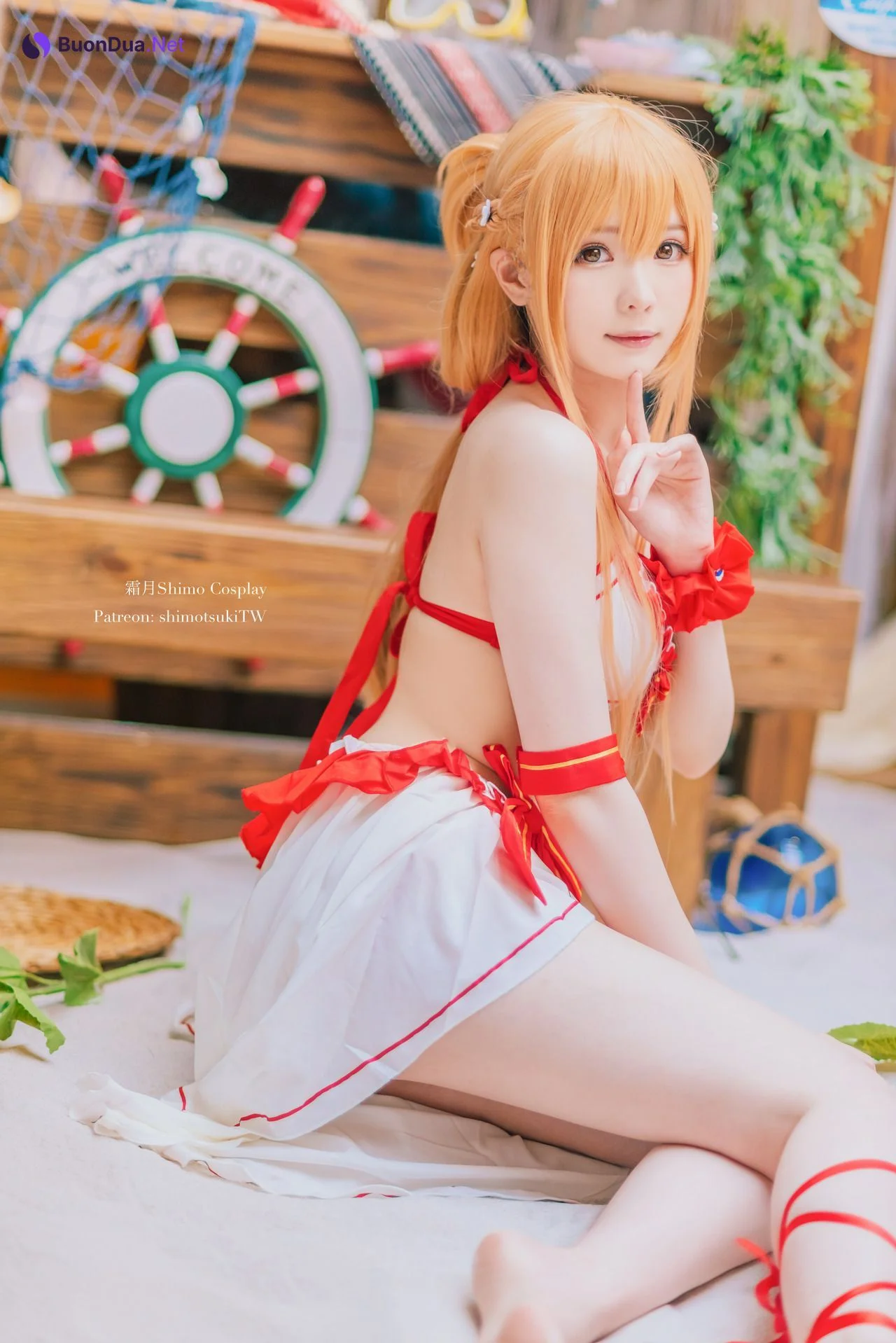 [霜月shimo] Asuna Yuuki 結城明日奈 Swimsuit Version - Photo 3